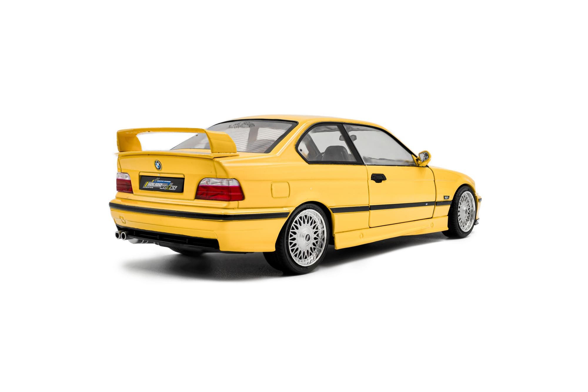 Solido Modellauto Solido BMW M3 Coupe Dakar Yellow 1:18 Modellauto Diecast BMW