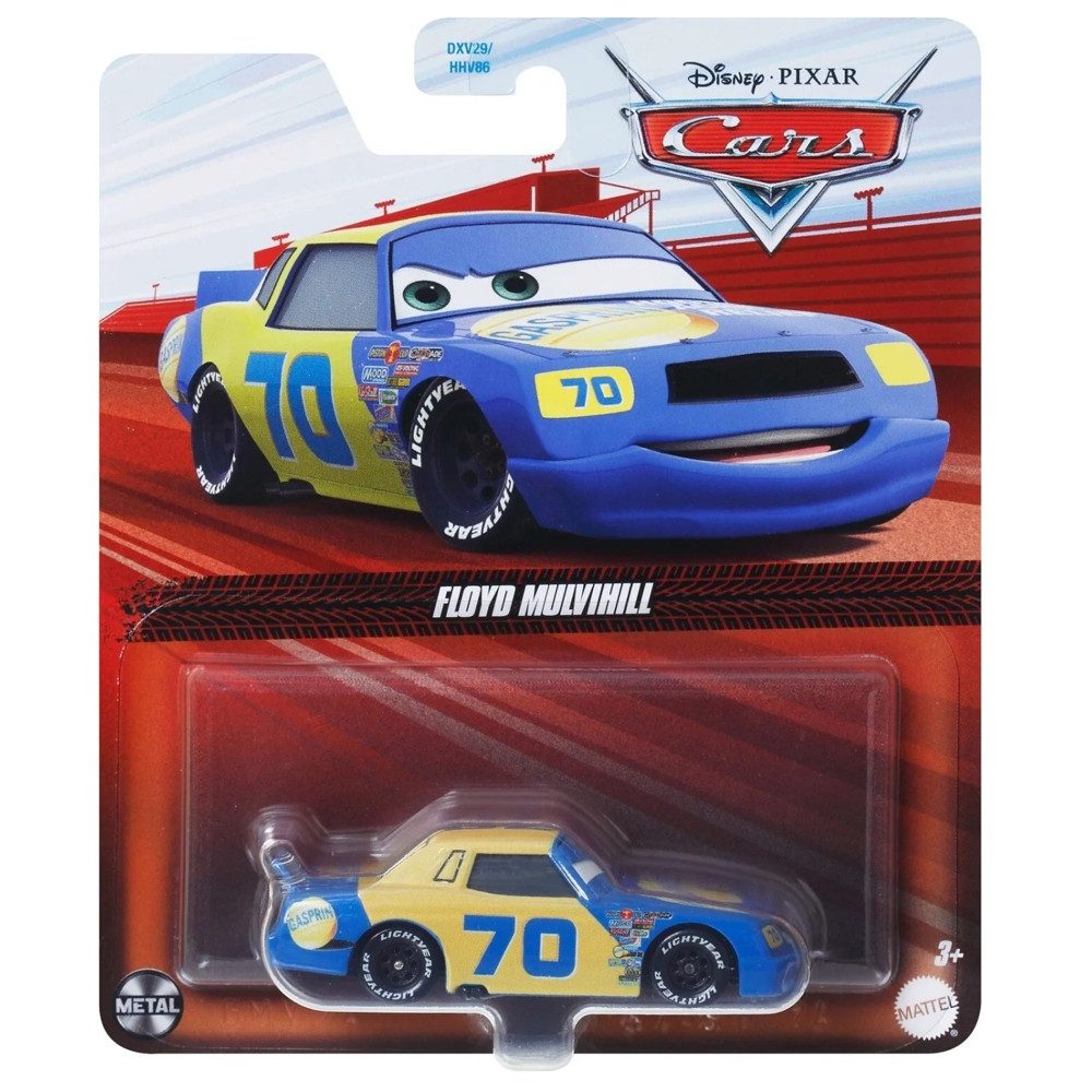 Disney Cars Spielzeug-Rennwagen Floyd Mulvihill JDG67 Disney Cars Die-Cast 1:55 Fahrzeug Auto
