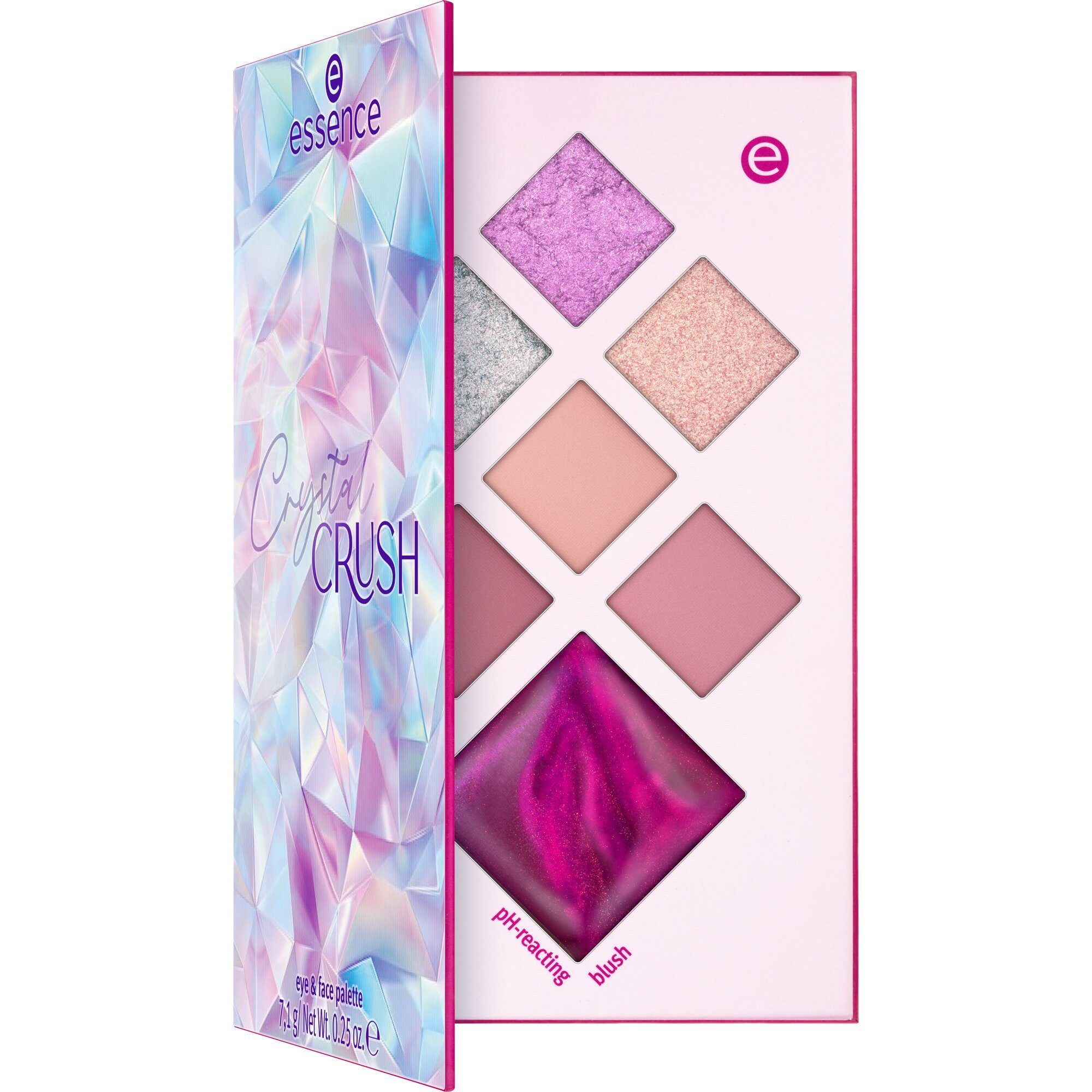 Essence Lidschatten-Palette CRYSTAL CRUSH eye & face palette