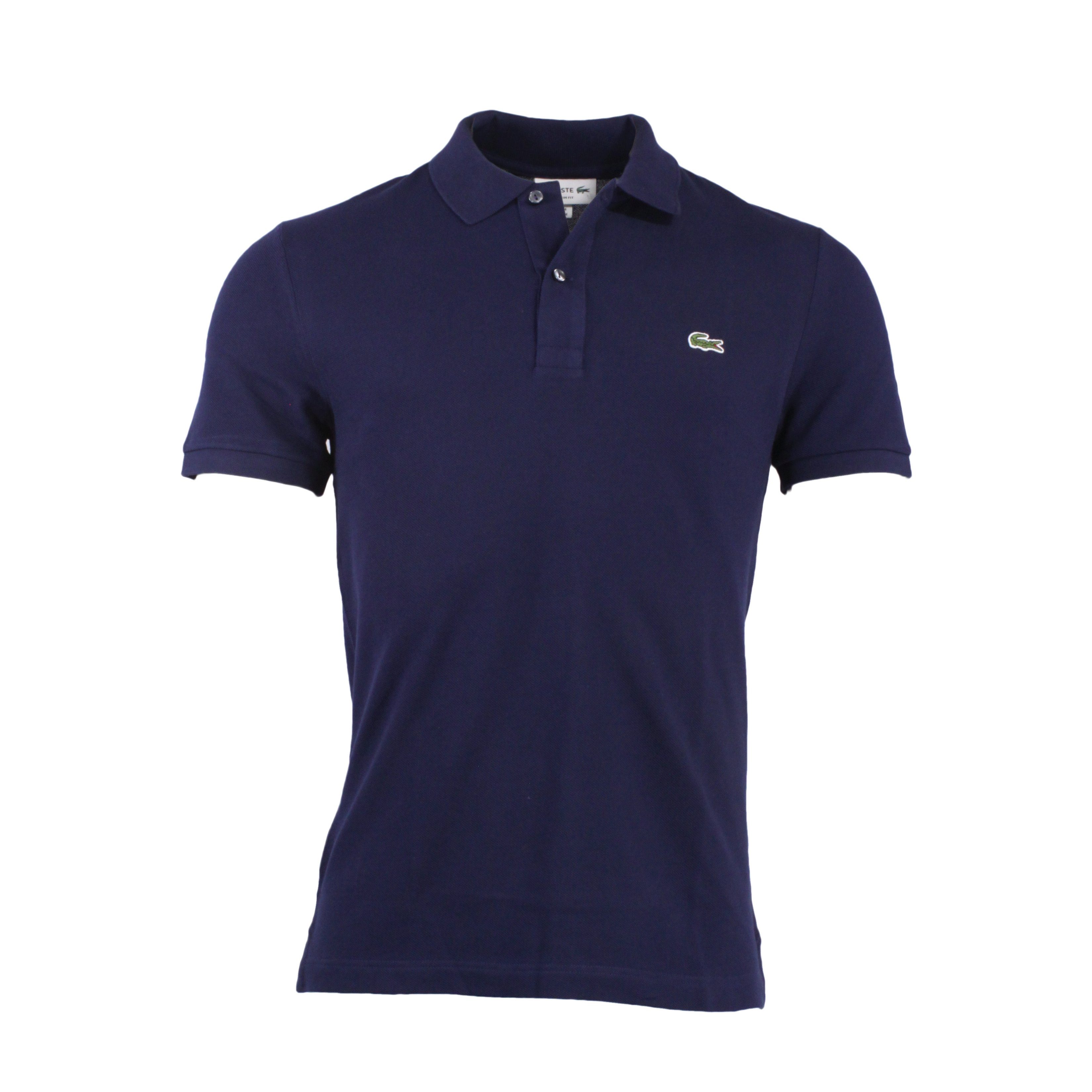 Lacoste Poloshirt Pique Dunkelblau - Größe L günstig online kaufen