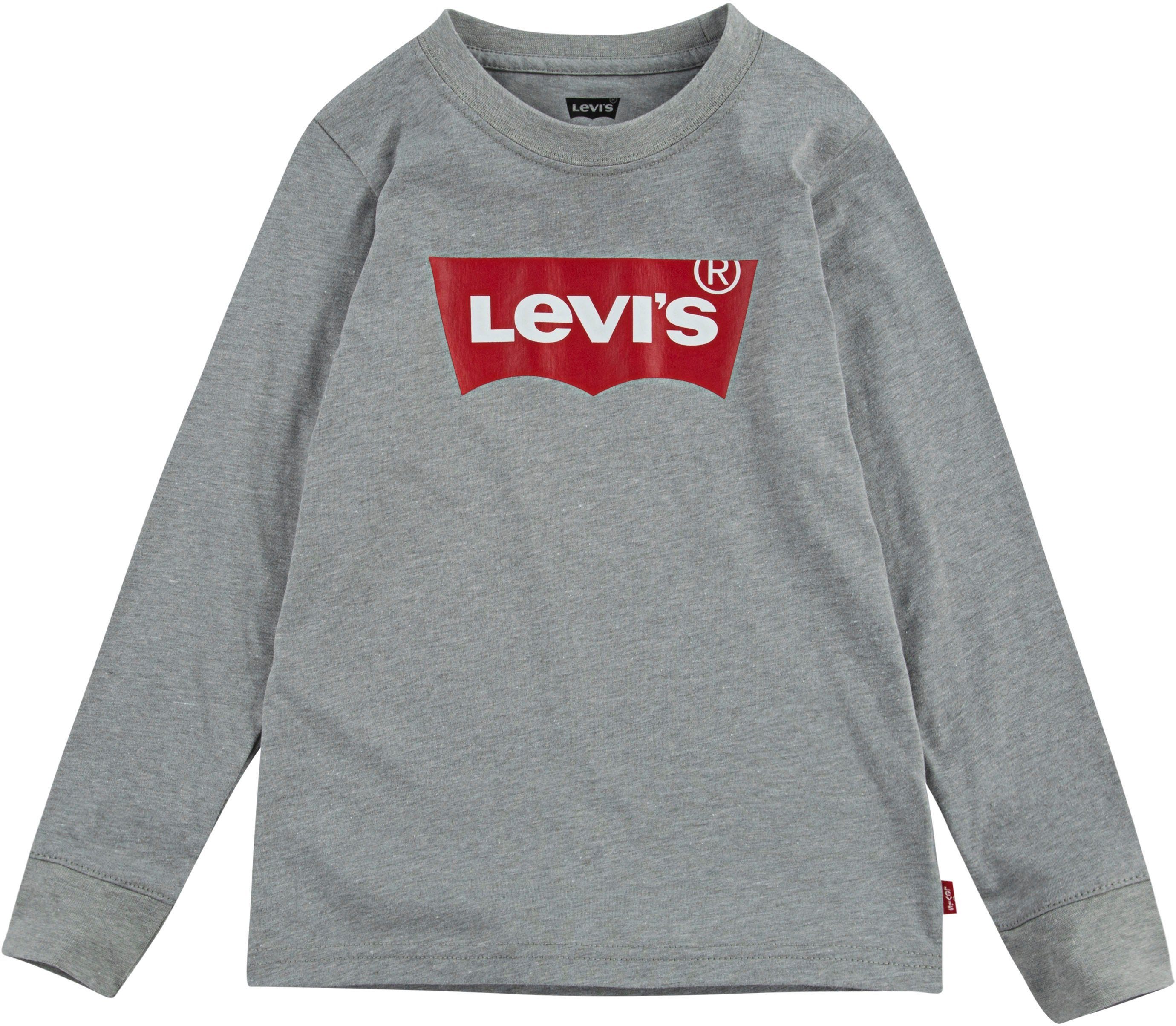 Levi's® Kids Langarmshirt L/S BOYS BATWING hellgrau-meliert for TEE