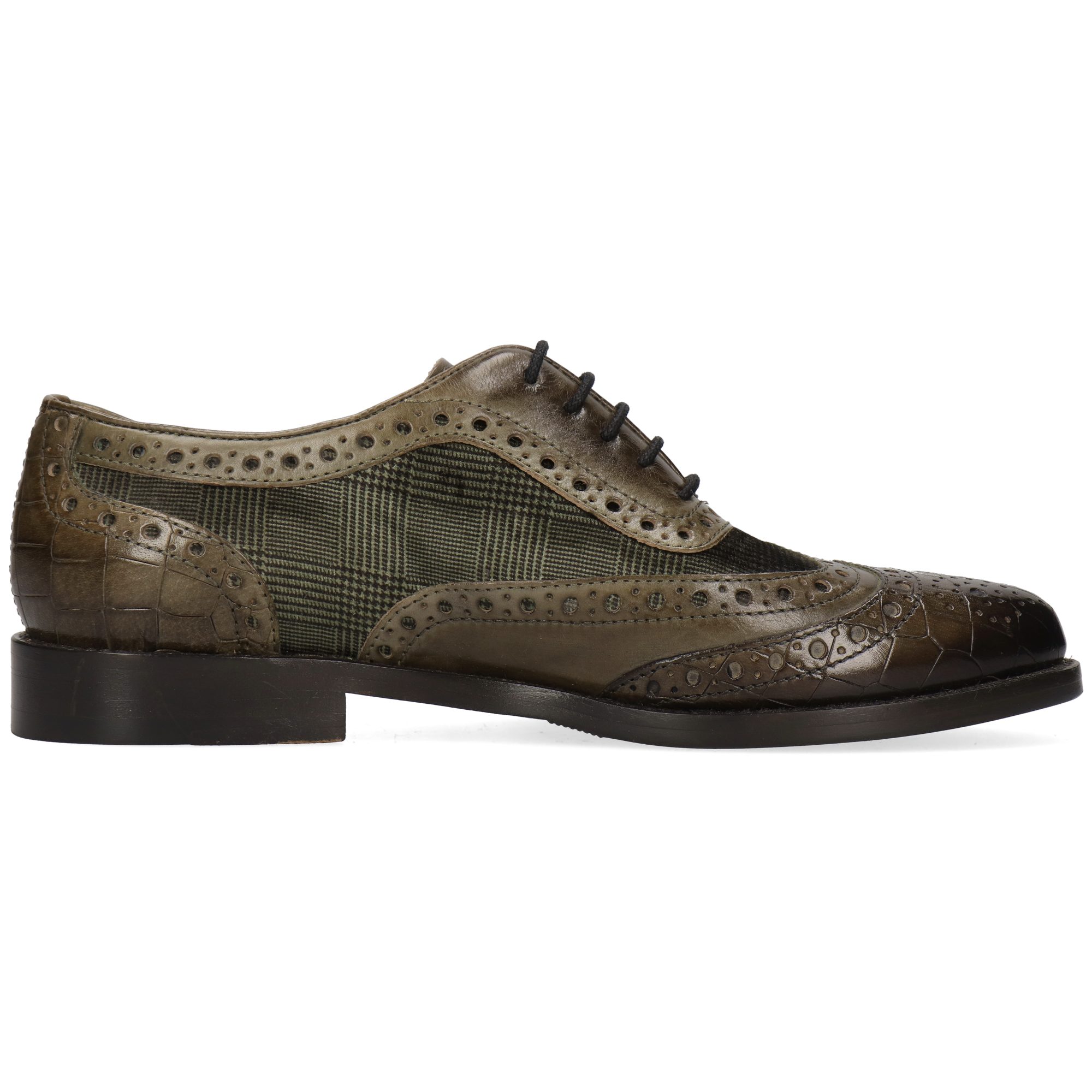 Melvin & Hamilton Selina 56 Leder-Oxford Schuhe für Damen Schnürschuh Flache Absätze, Echtes Leder, Vegetabile Gerbung