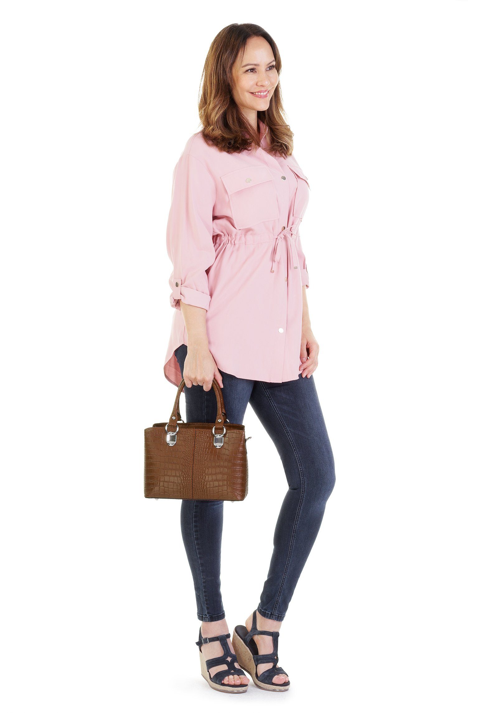 Cluty Umhängetasche, echt Leder, Made in Italy günstig online kaufen