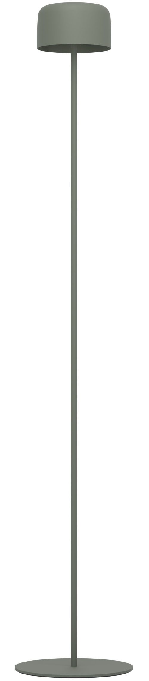 EGLO Stehlampe ROCCANOVA-L Stehlampe - Stahl - SOLAR-LED - 2,8W - IP44, Dimmfunktion, USB-Anschluss mit Ladefunktion, mehrere Helligkeitsstufen, LED fest integriert, Warmweiß, Standleuchte, Leselampe, Wohzimmer, Schlafzimmer, H120 x Ø13,5 cm