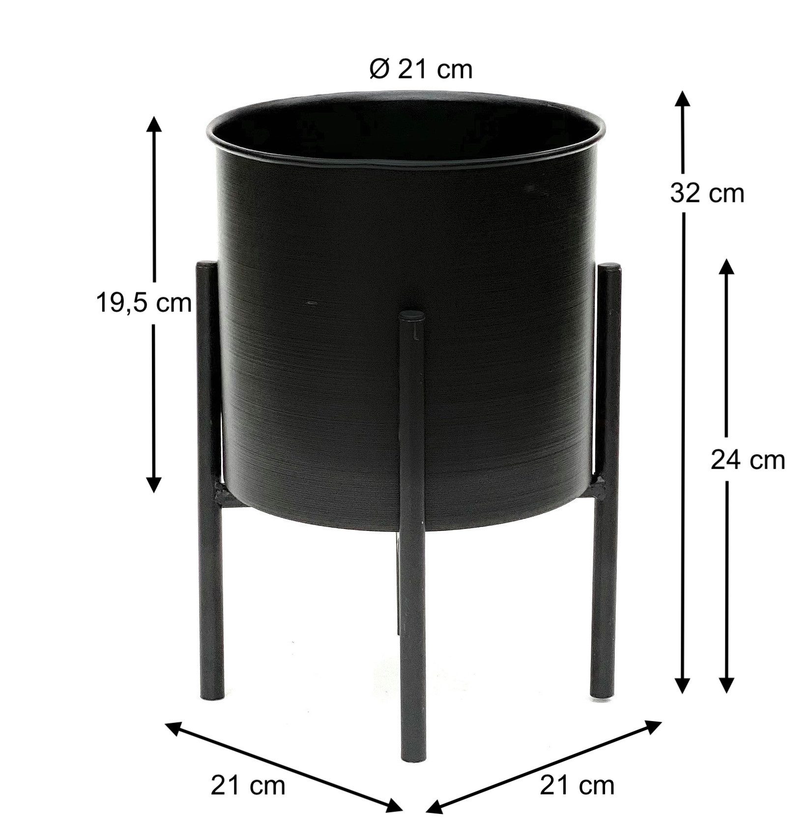 DanDiBo Blumenständer Blumenhocker mit Topf Metall günstig online kaufen