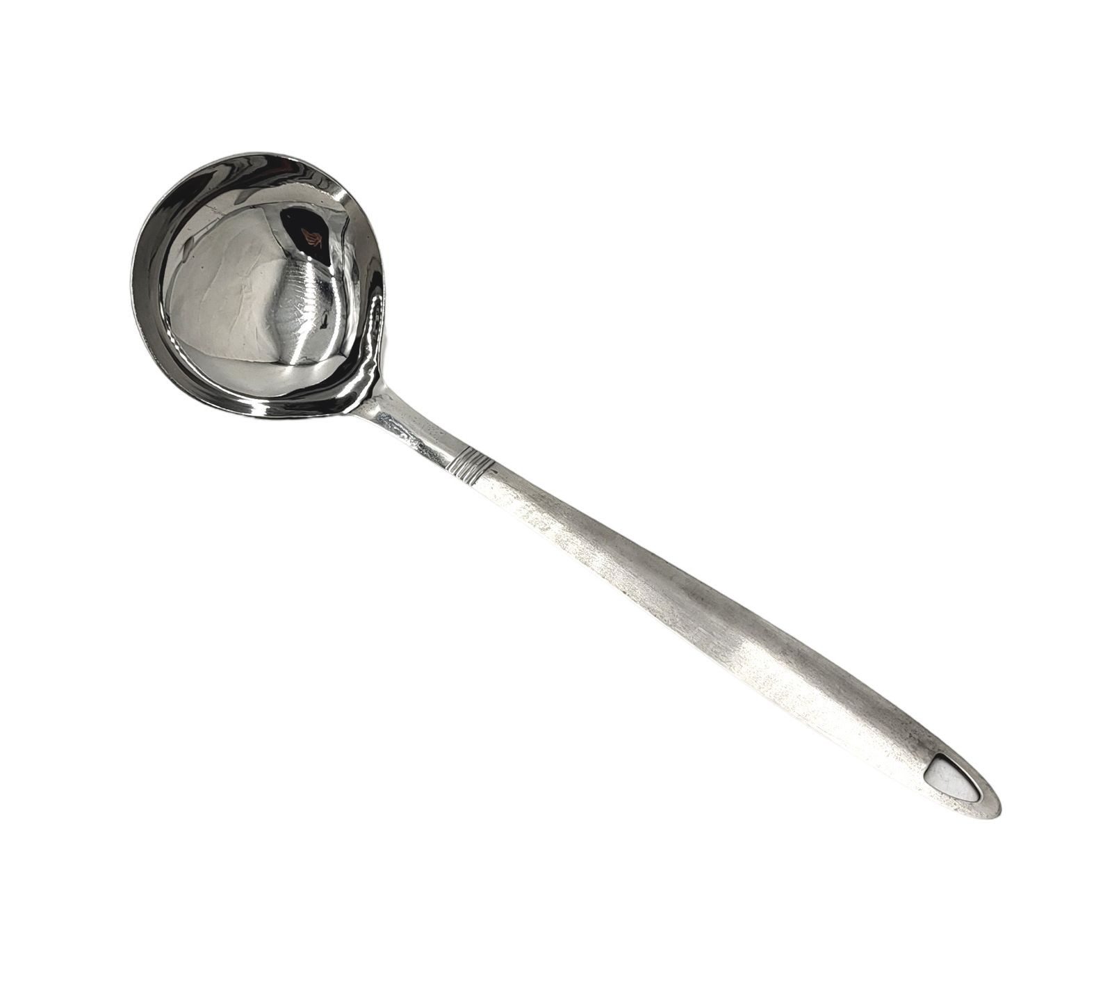 BURI Schöpflöffel Schöpfkelle aus Edelstahl 28,5cm Suppenkelle Saucenlöffel Saucenkelle