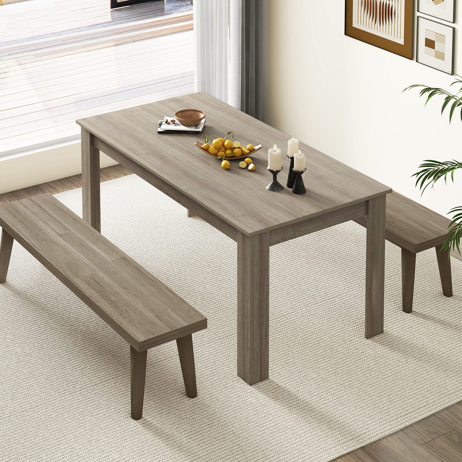 COSTWAY Esstisch, Küchentisch 160 x 80 günstig online kaufen