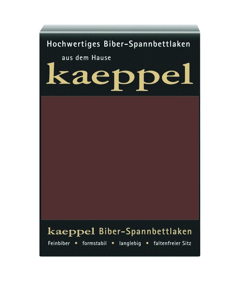 JACK Spannbettlaken JACK by Kaeppel Spannbetttuch Uni Einfarbig, Biber, Gummizug: Rundumgummizug, (1 Stück), versch. Farben & Größen