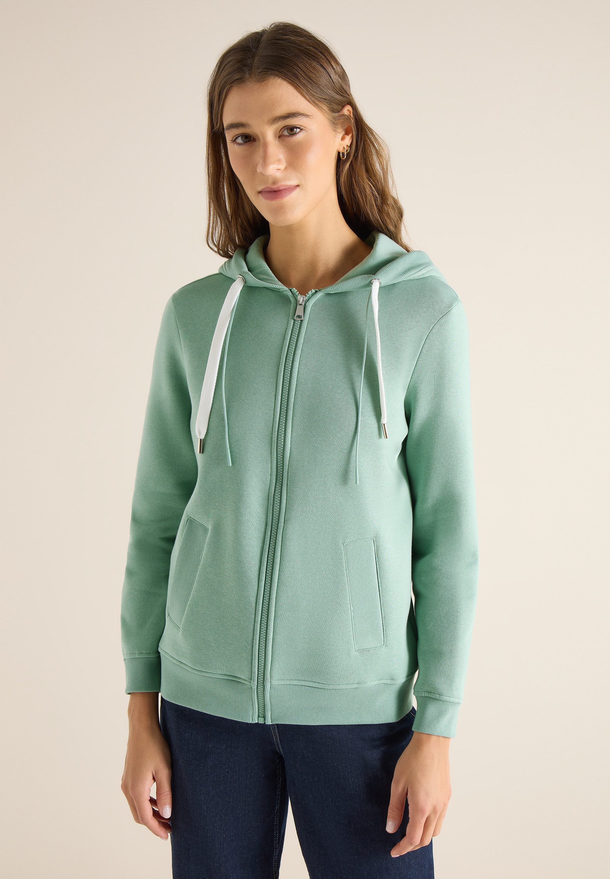 CECIL Sweatjacke mit Kapuze günstig online kaufen