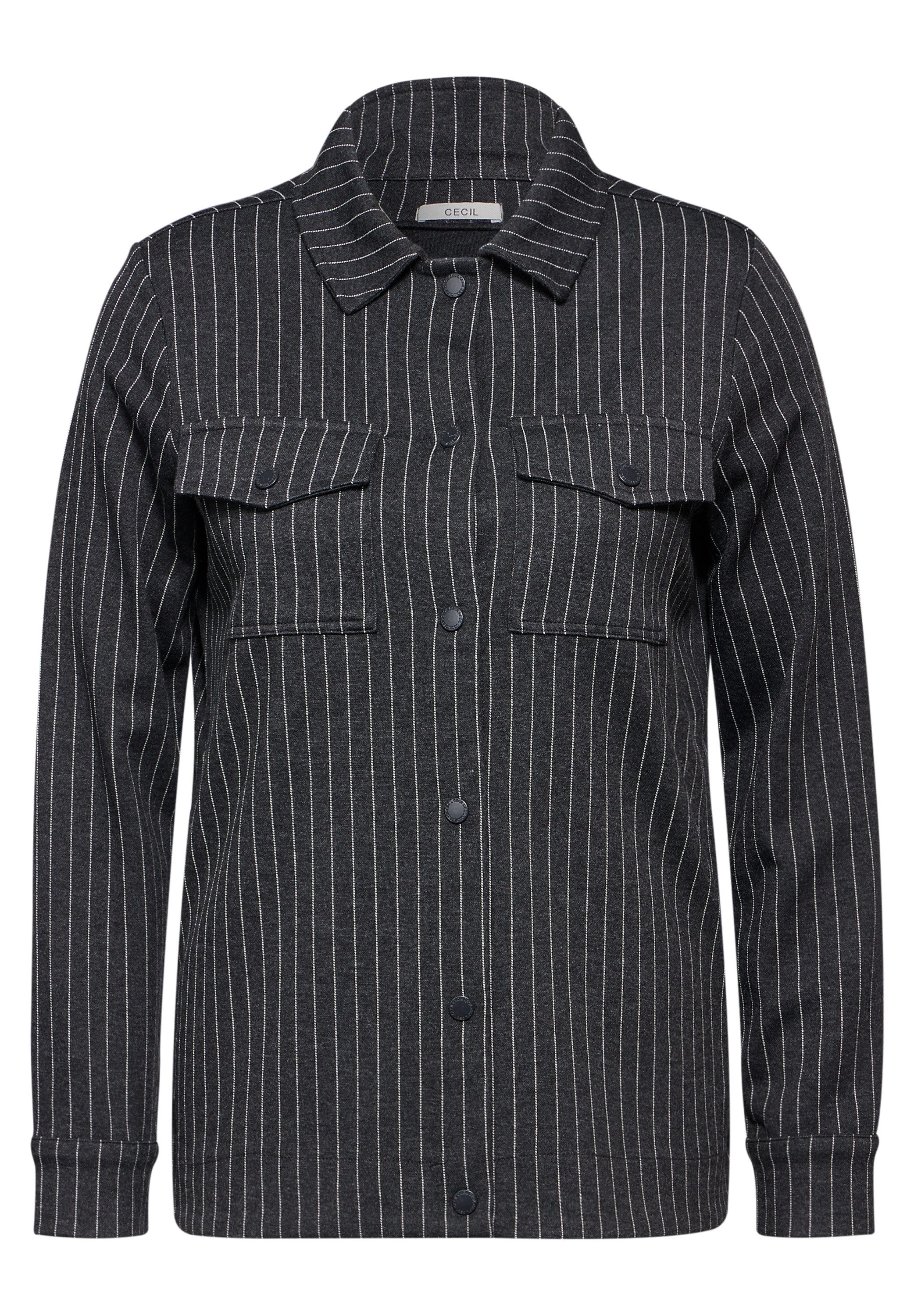 CECIL Sweatjacke mit Brusttaschen