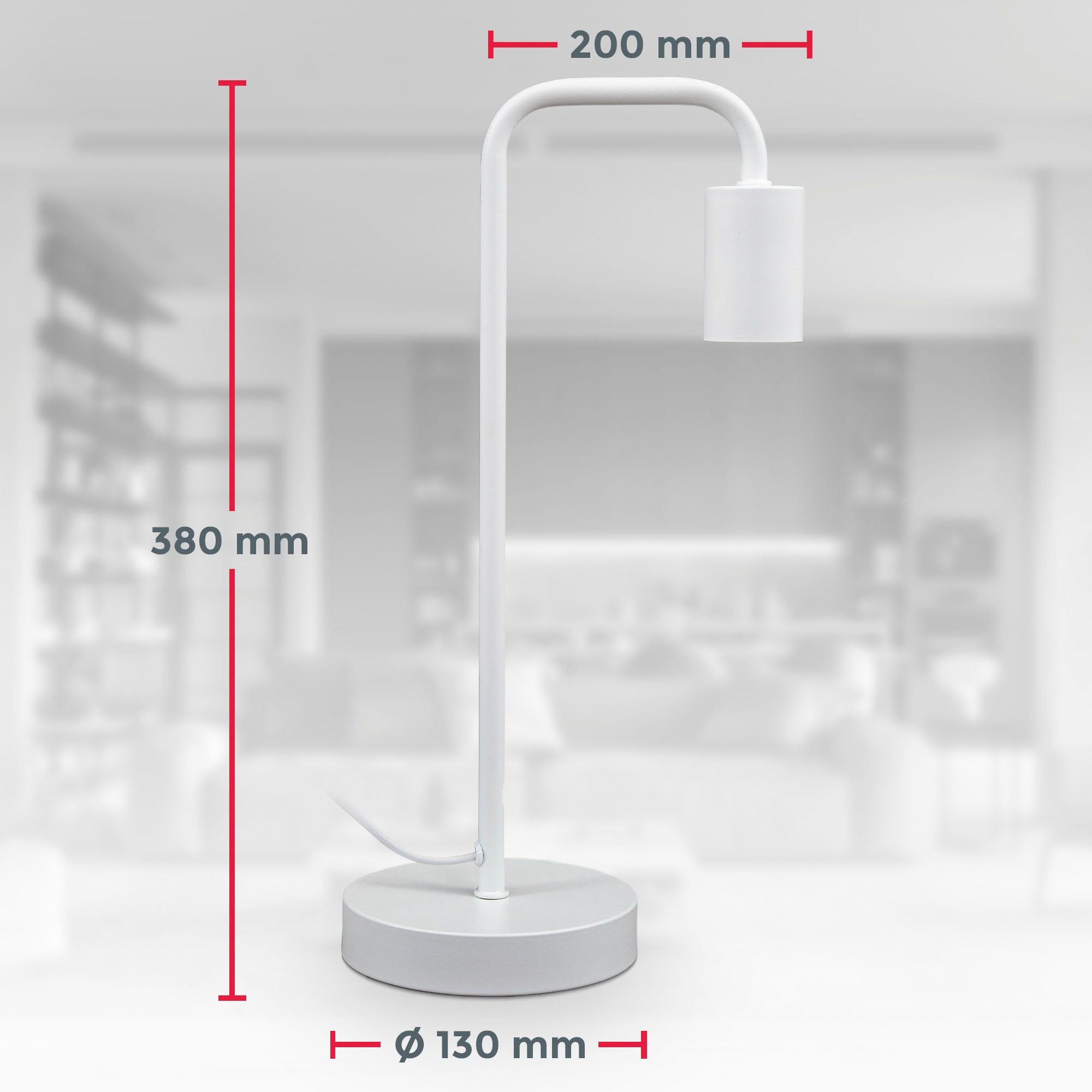 Leuchtmittel Stehlampe, B.K.Licht ohne