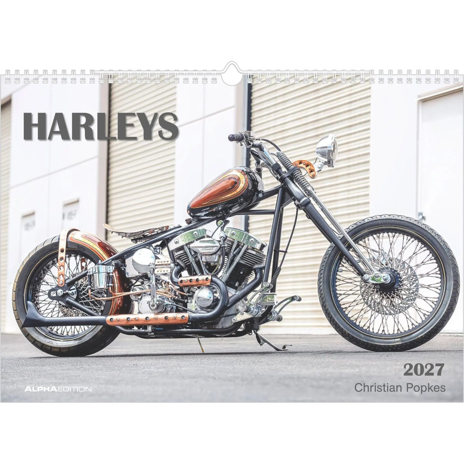 NEUMANN Wandkalender Harleys 2027