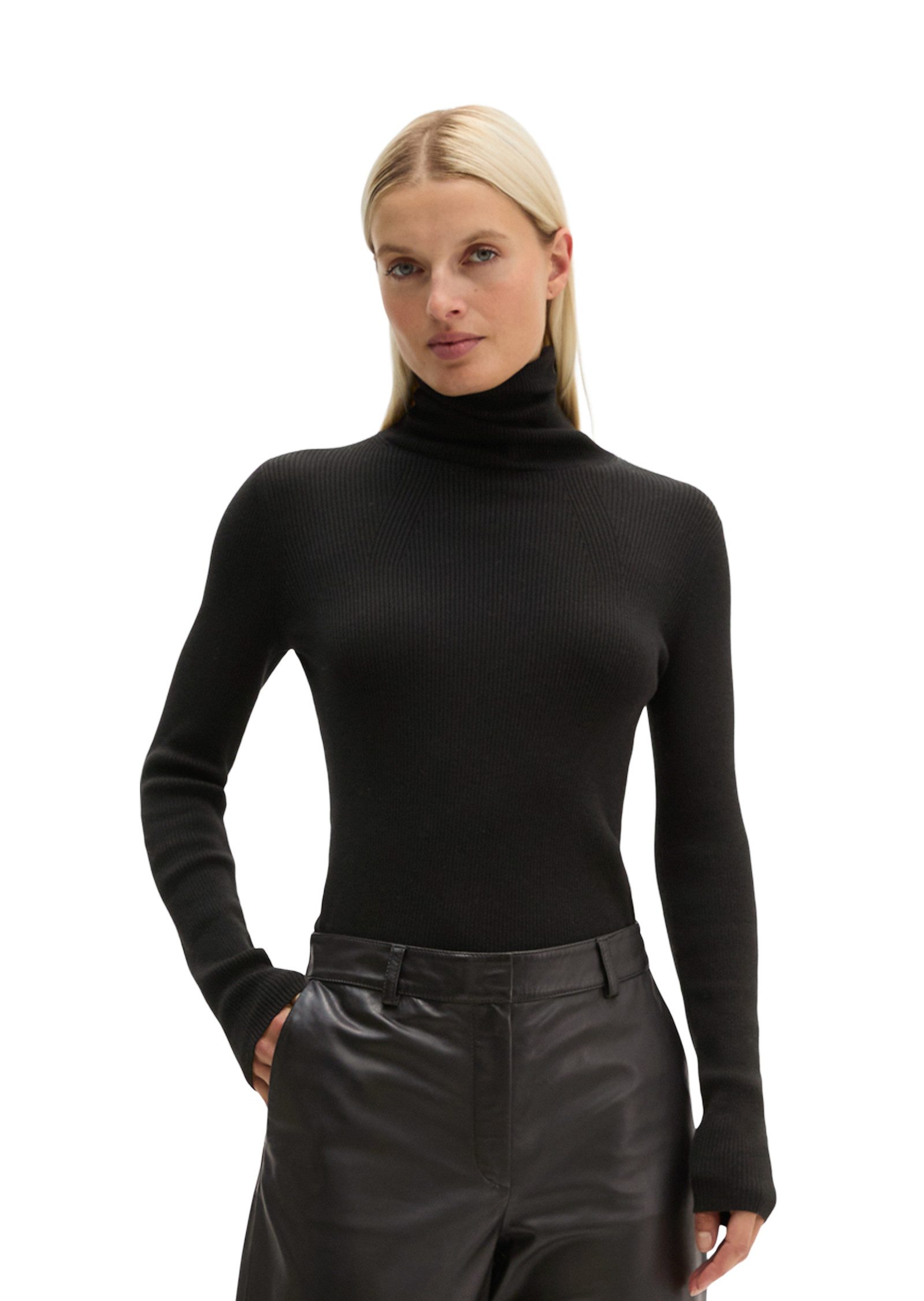 Marc O'Polo Stehkragenpullover aus Organic Cotton