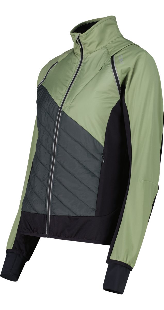 CMP Funktionsjacke WOMAN JACKET WITH DETACHABLE SLEEVES GREEN TEA – Bild 3 von 3