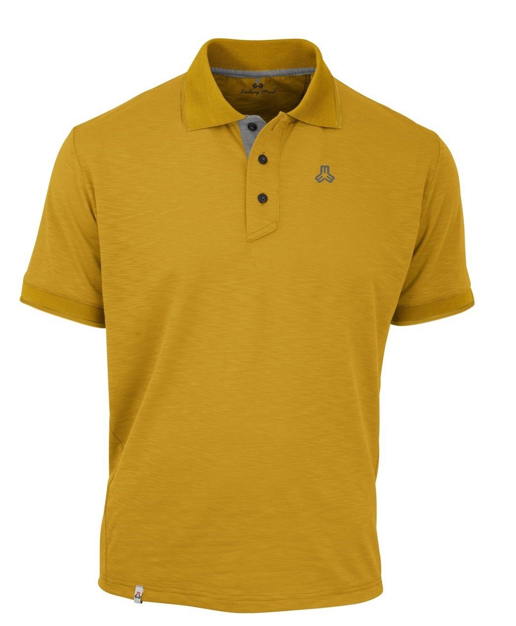 Maul Poloshirt Ares II (elastisch, atmungsaktiv, schnelltrocknend) gelb Herren