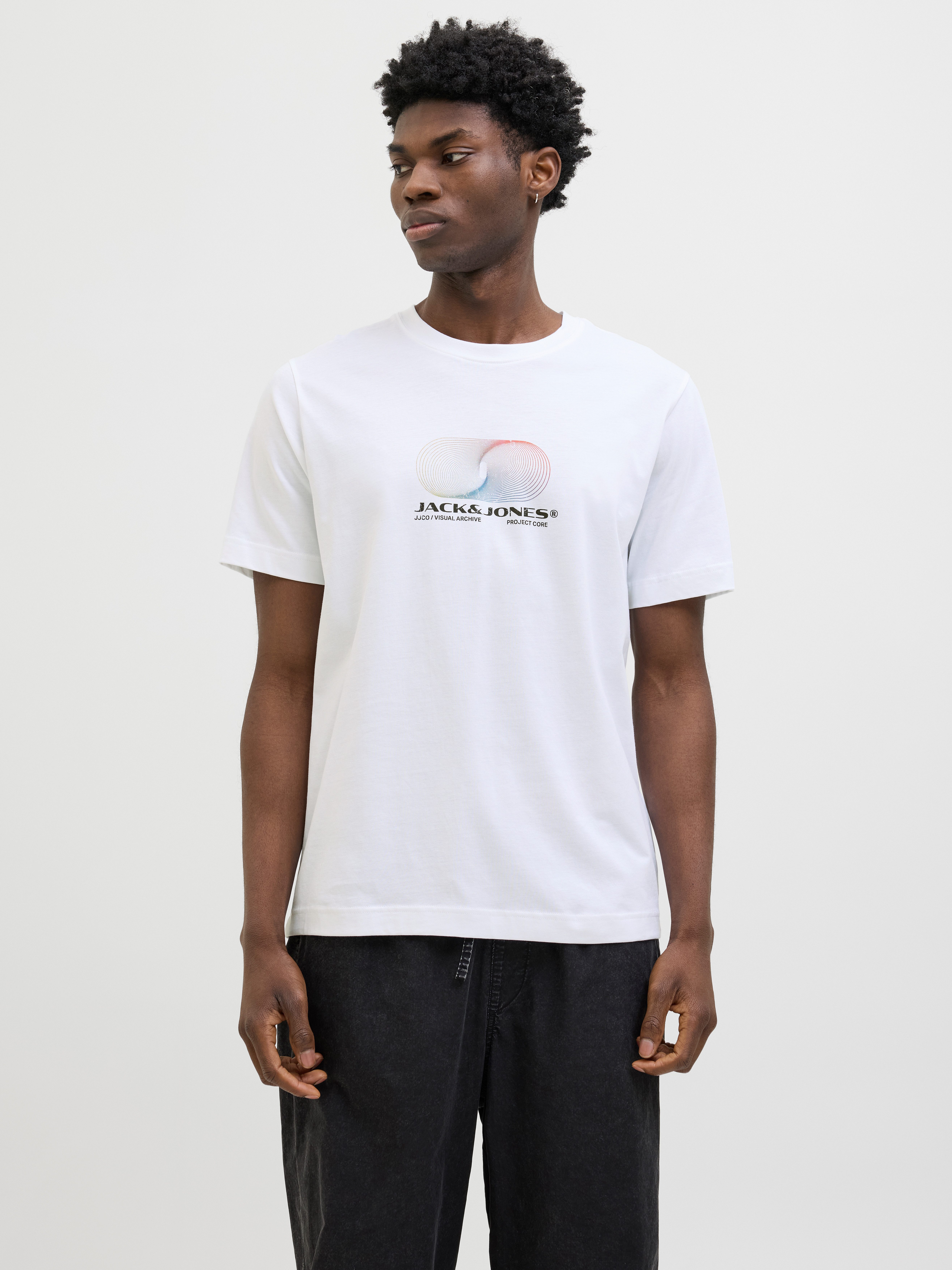 Jack & Jones Print-Shirt JCOCALMA TEE SS CREW NECK FST mit Frontprint günstig online kaufen