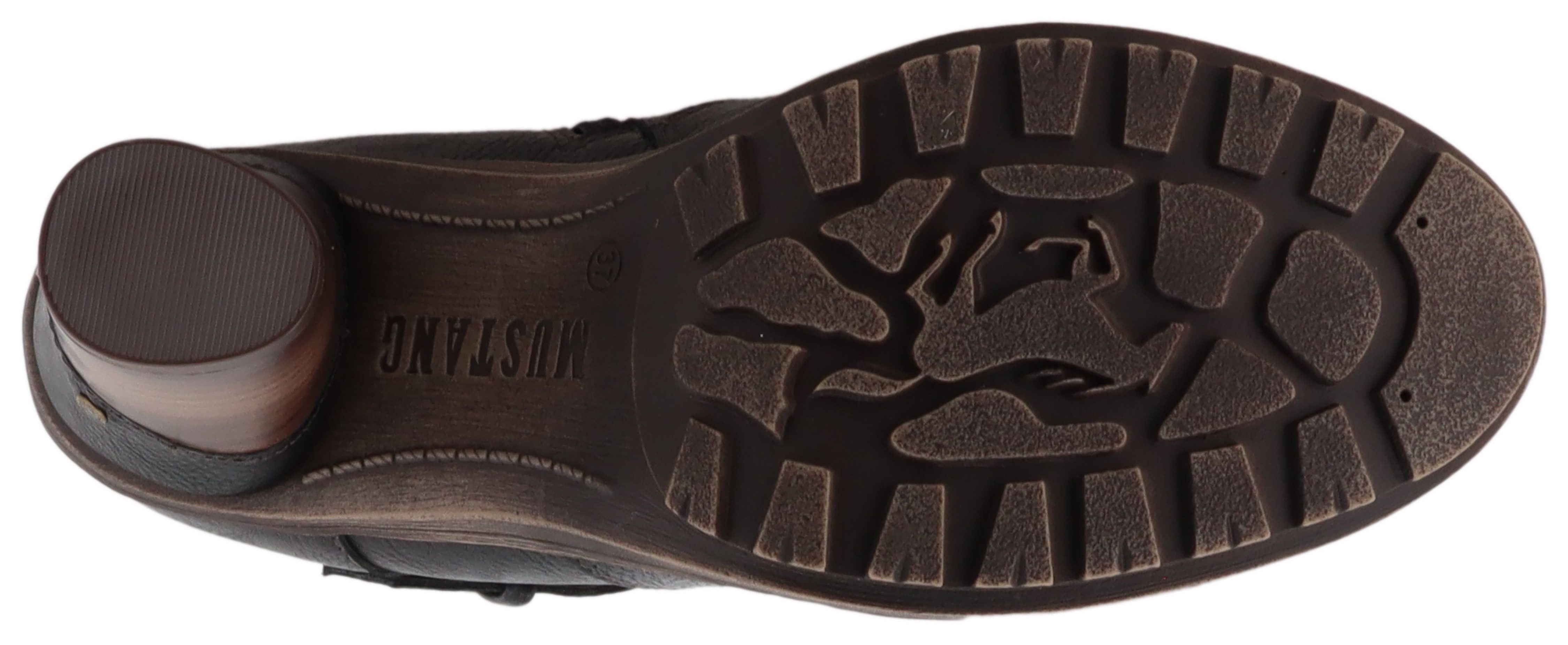 Mustang Shoes Palma Winterstiefel Kurzstiefel, Winterstiefel mit wärmendem Textifutter – Bild 3 von 5