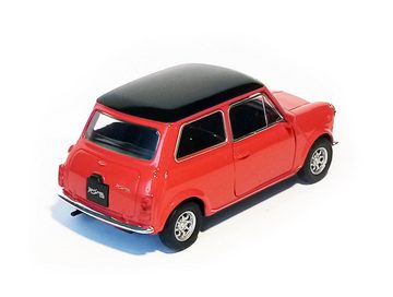 Welly Modellauto MINI COOPER 1300 Modellauto 10,5cm Metall Modell Auto 13 (Rot), Spielzeugauto Kinder Geschenk Welly