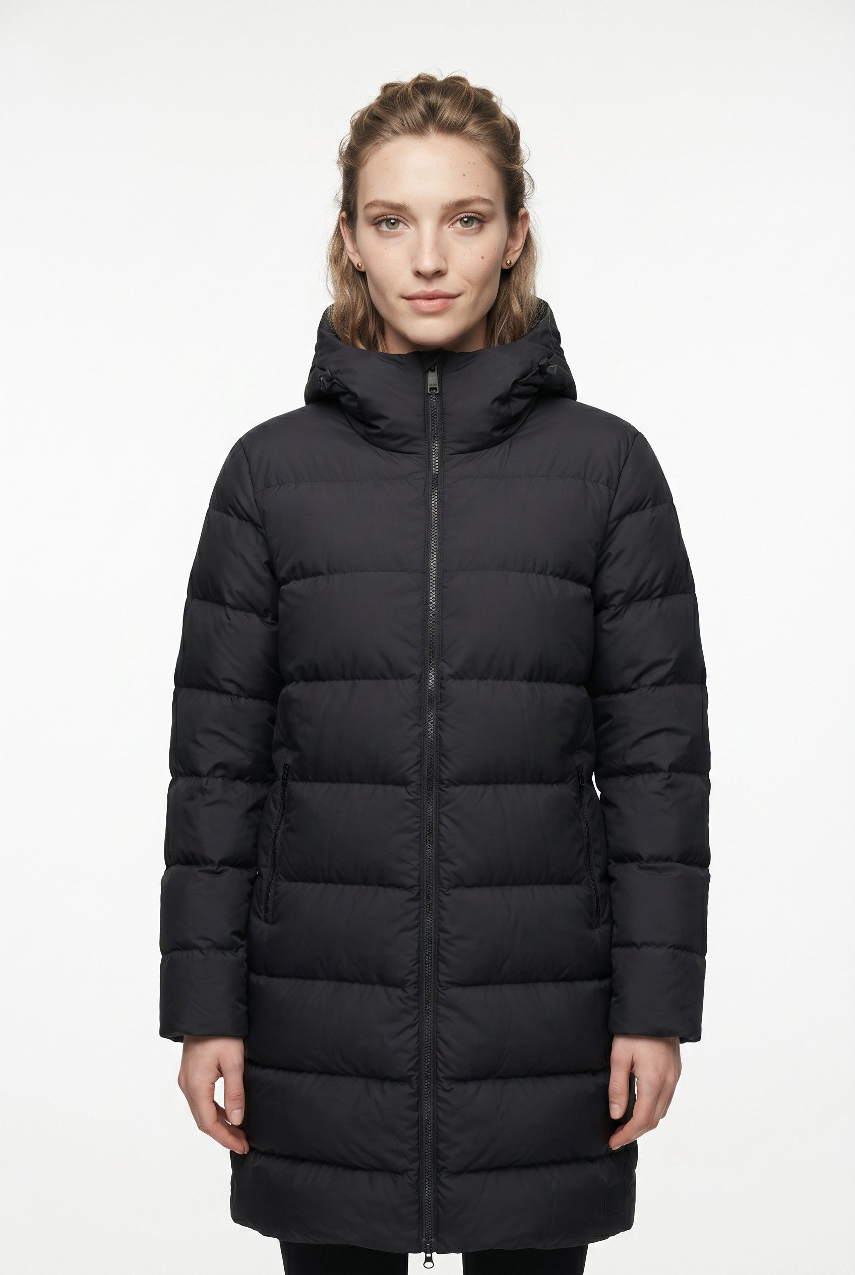Jack Wolfskin Daunenmantel FROZEN PALACE COAT W RDS mit Entendaunen- und Federfüllung, mit individuell anpassbarer Kapuze
