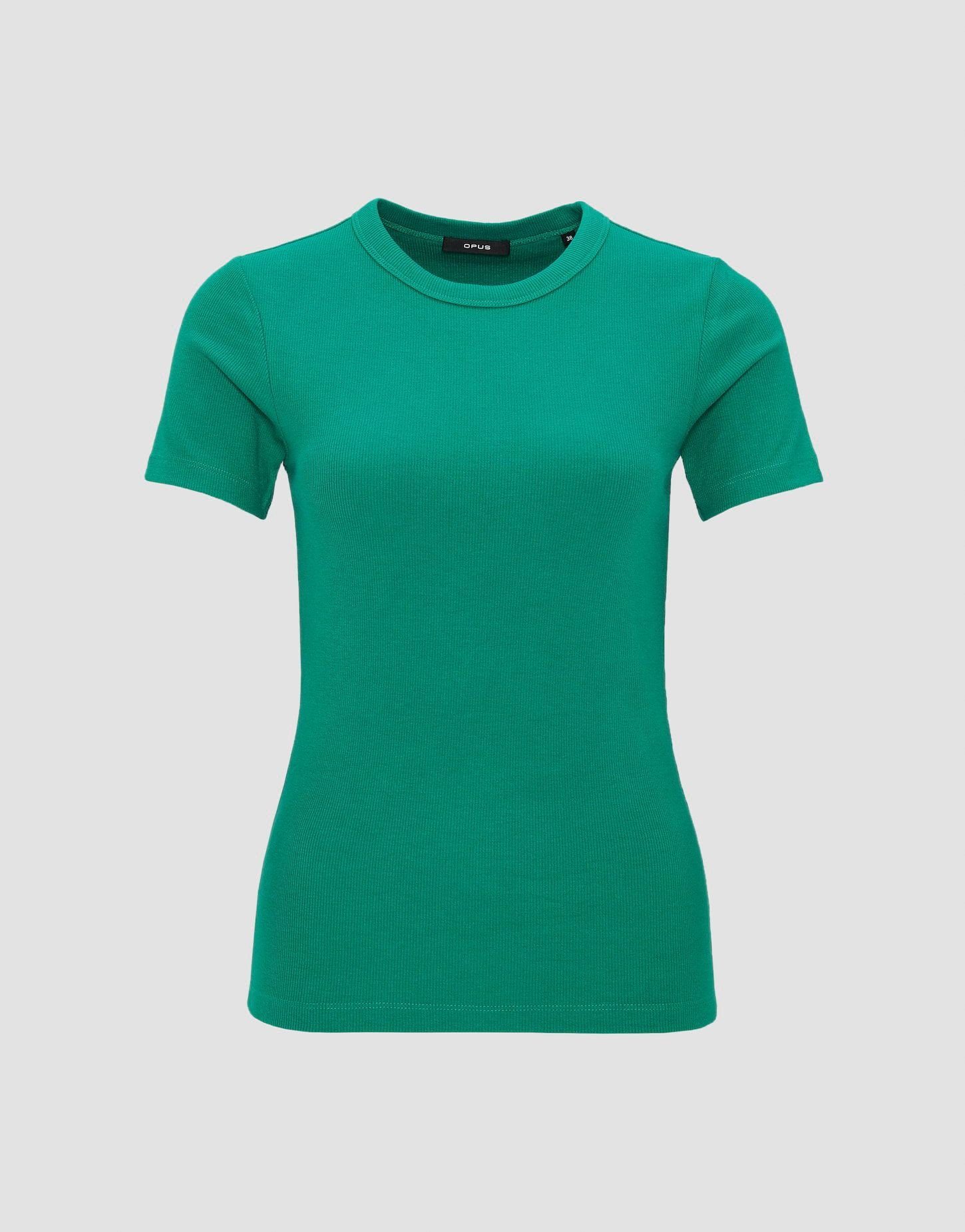 OPUS Kurzarmshirt PEPPER GREEN | T-Shirts