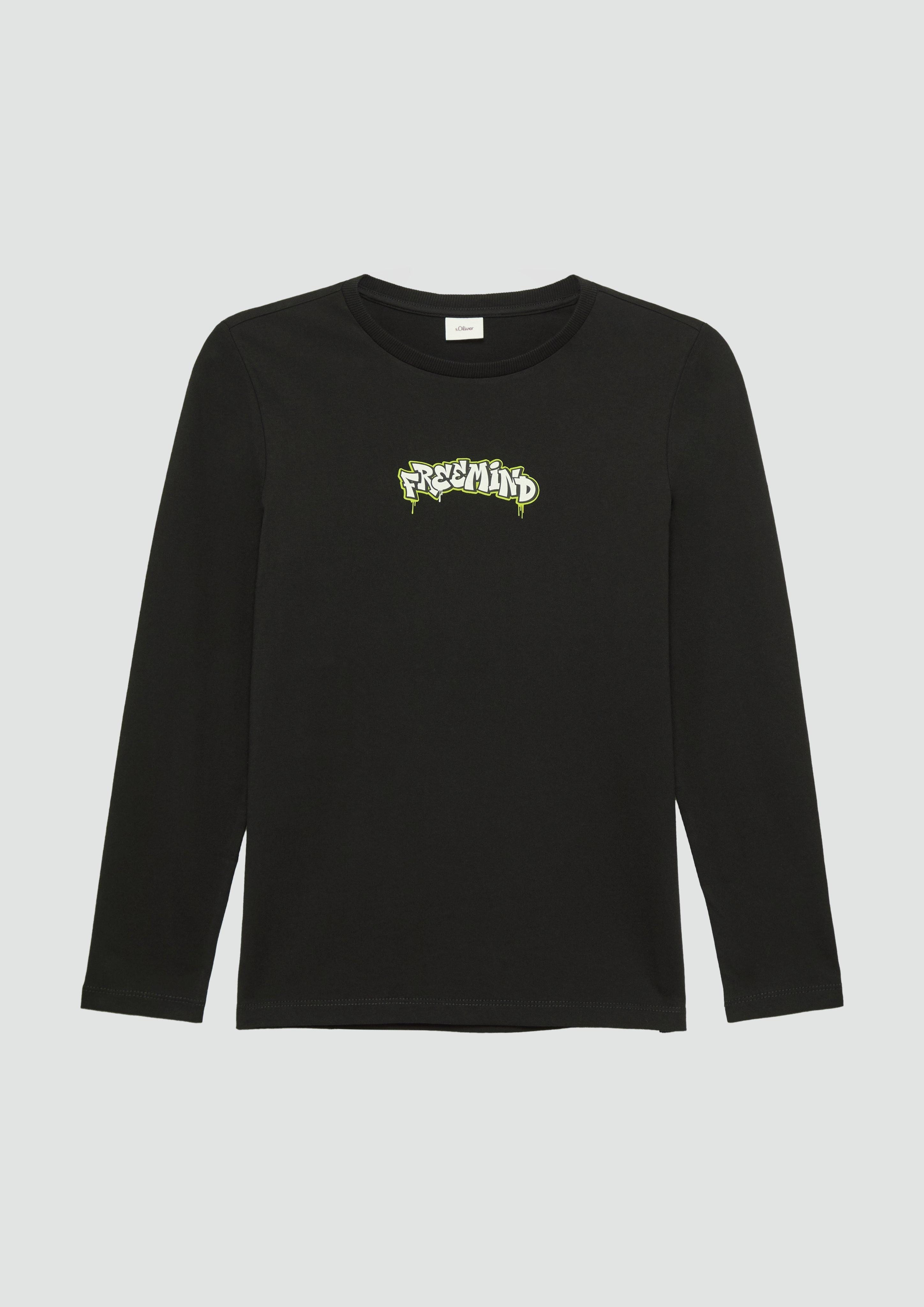 Langarmshirt Langarmshirt mit Frontprint
