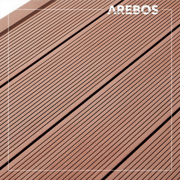 Arebos Gartendusche Bodenelement für Solardusche Pool, 101 x 63 x 5,5 cm