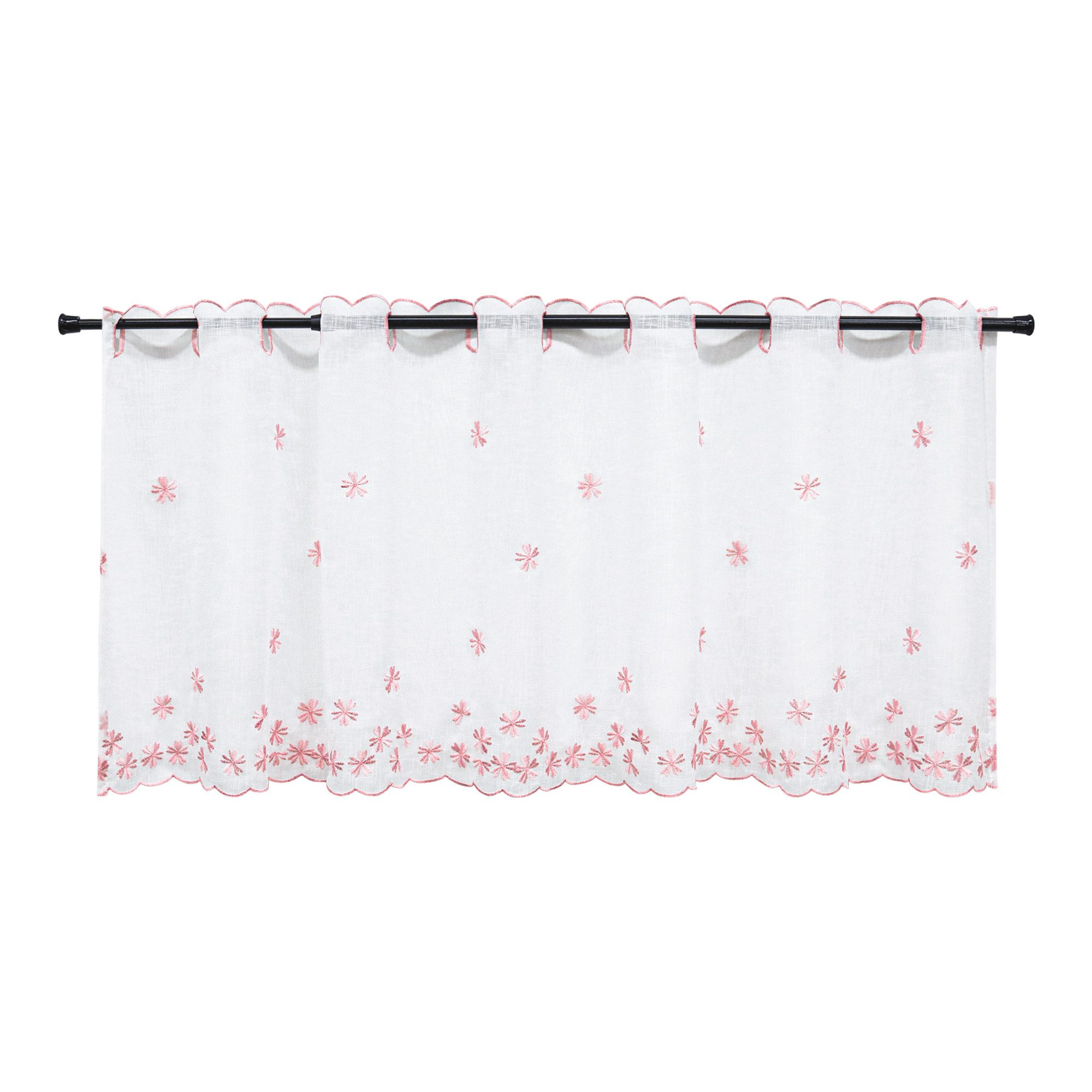 Delien Scheibengardine, Stangendurchzug (1 St), transparent, günstig online kaufen