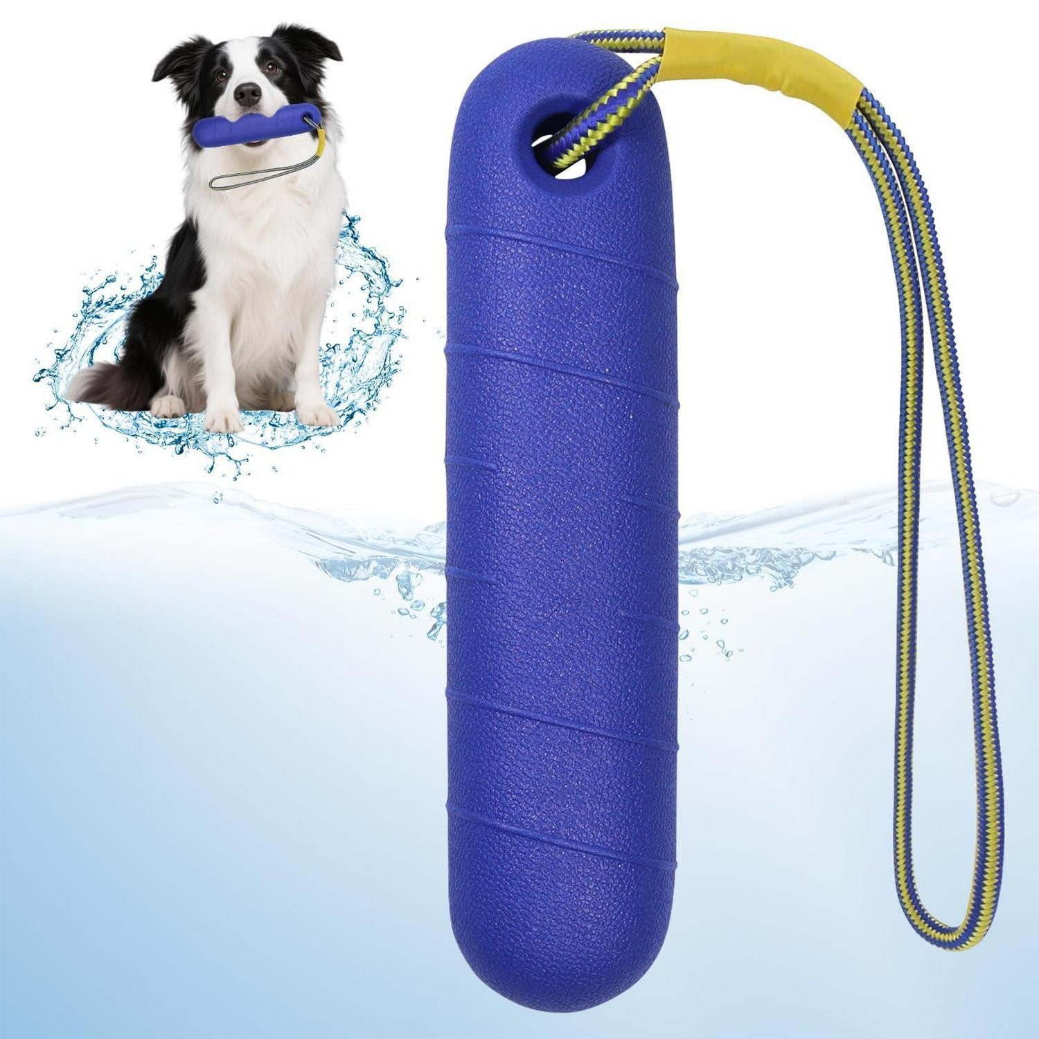 LuxusKollektion Wasserball Hundespielzeug Wasser 22cm mit Nylon Rope Blau (1-St)