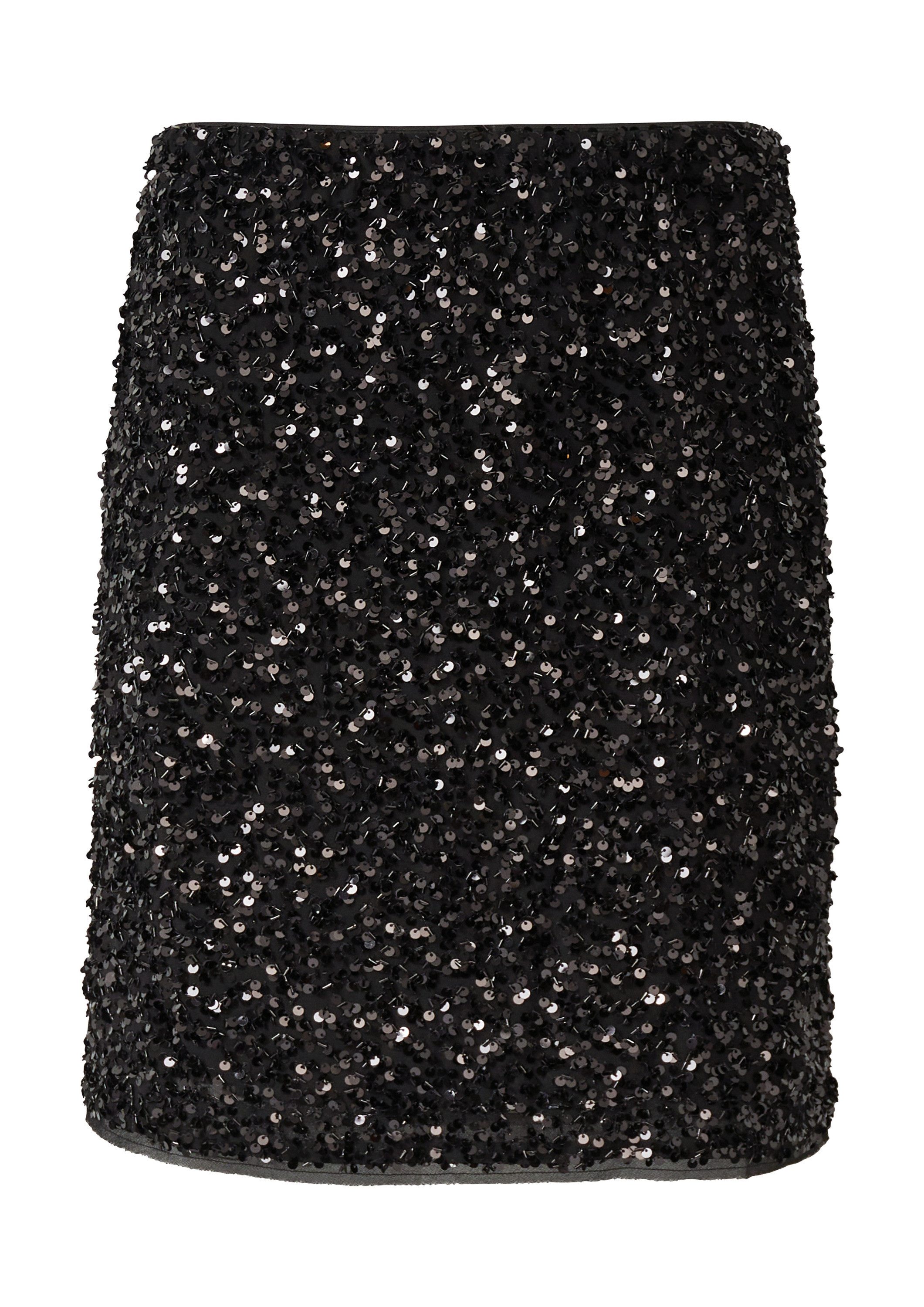 comma Minirock Rock Kurzer Paillettenrock günstig online kaufen