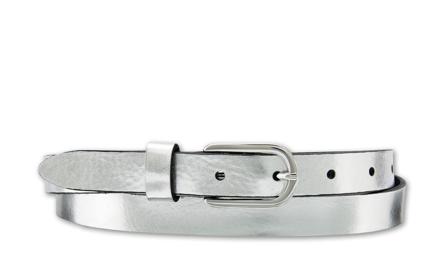 BERND GÖTZ Ledergürtel Ledergürtel im schmalen Stil mit Schließe in Hufeisenform