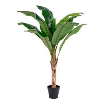 Kunstpflanze Künstliche Bananen-Palmen Pflanze ca. H150cm, LebensWohnArt