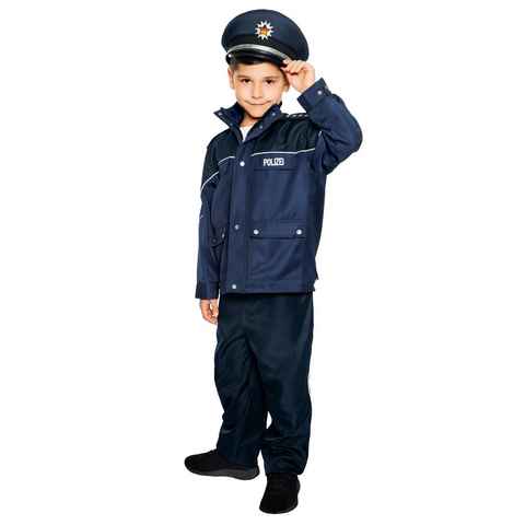 Maskworld Kostüm Polizei Kostüm Deluxe, Originalgetreues Polizistenkostüm von MASKWORLD