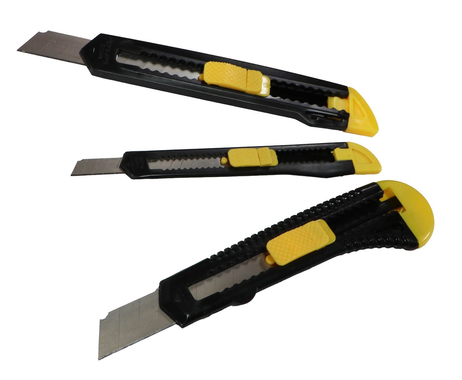 Easy Work Резакиmesser Abbrechmessersatz 3 teilig Kunststoff Резаки 9mm 18mm Klinge, (3-tlg)