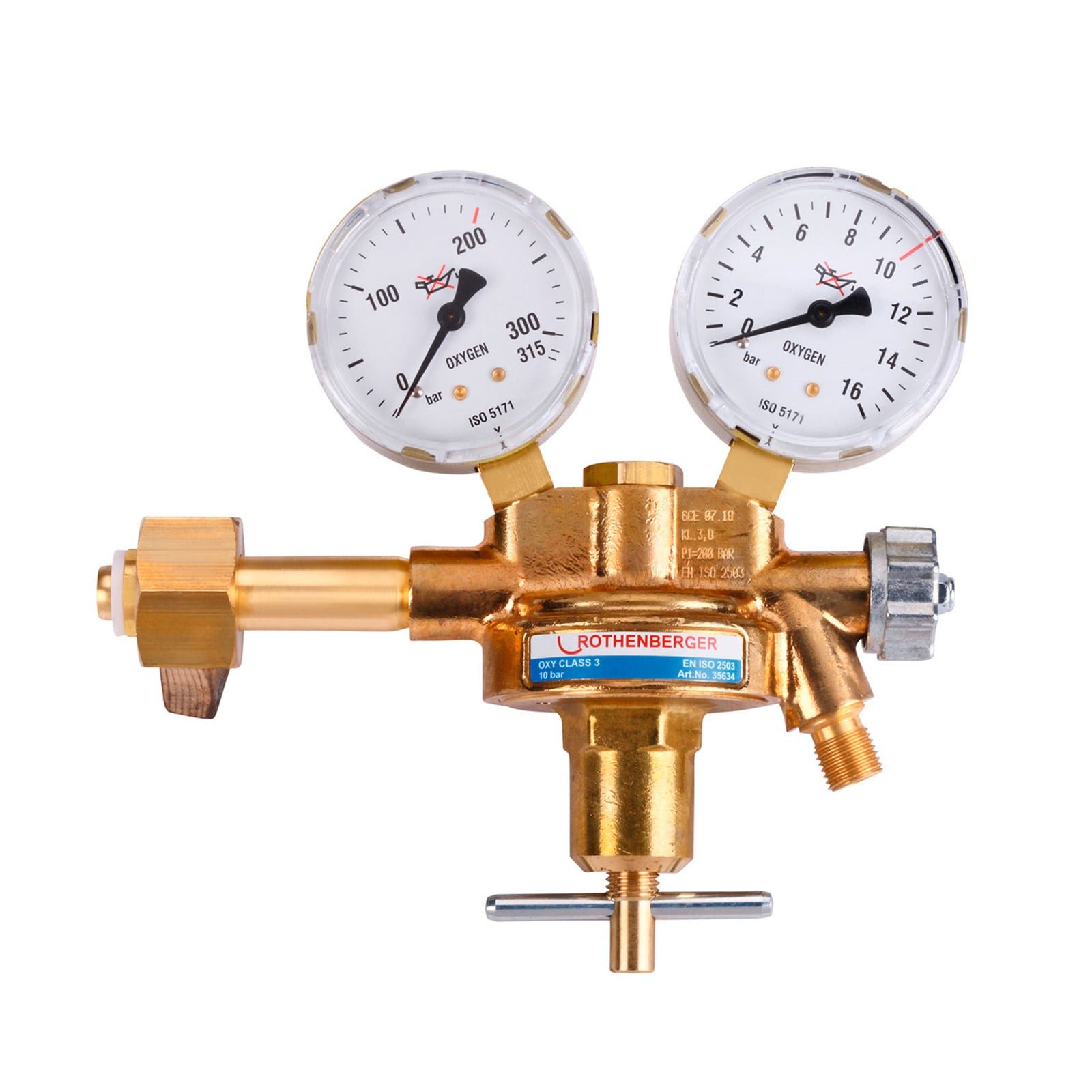 Rothenberger Industrial Druckminderer ROTHENBERGER Industrial Sauerstoff-Druckminderer DIN 8546 - 35634
