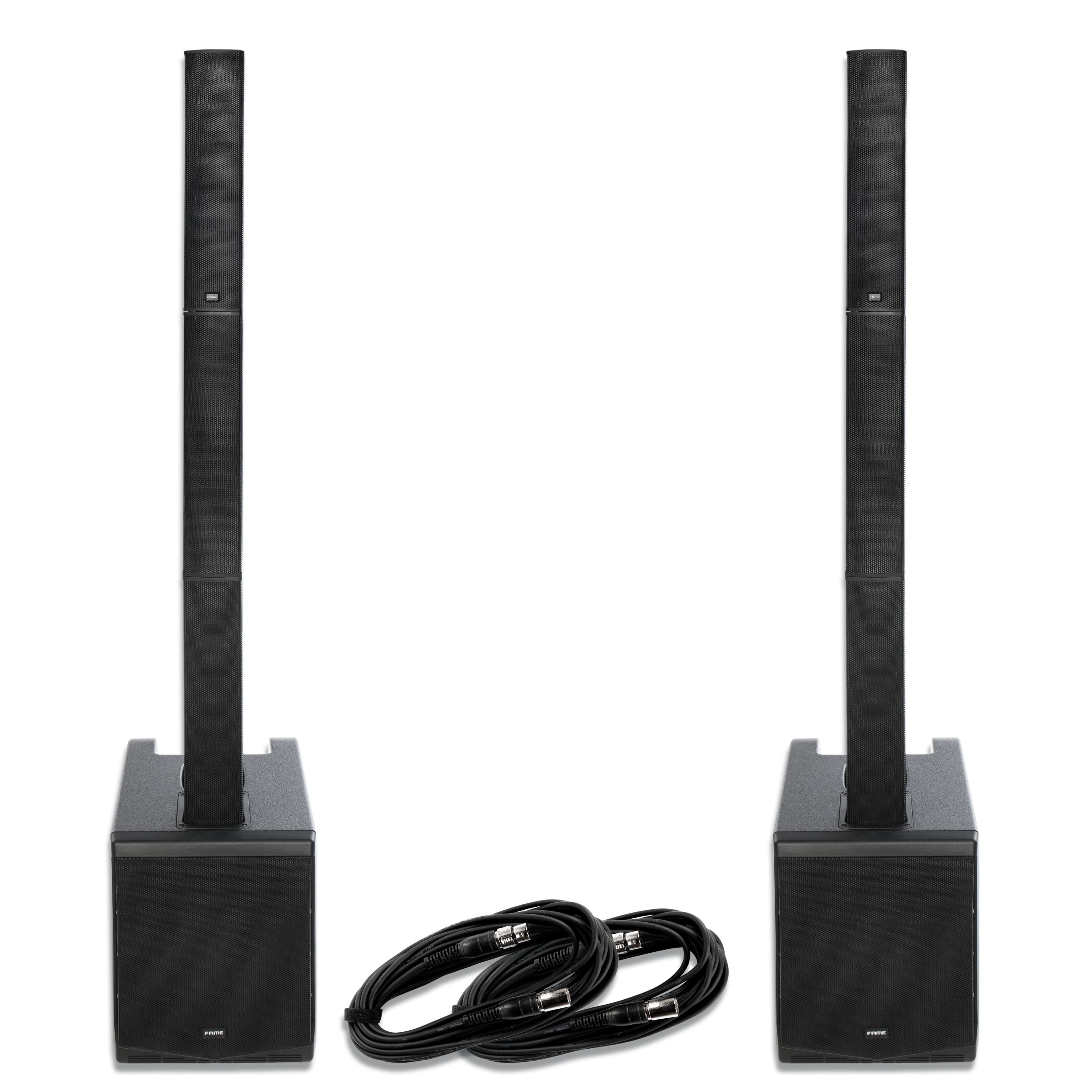 FAME Колонкиsystem (Audio Everest 10, Aktives PA Säulensystem, Bluetooth PA System)
