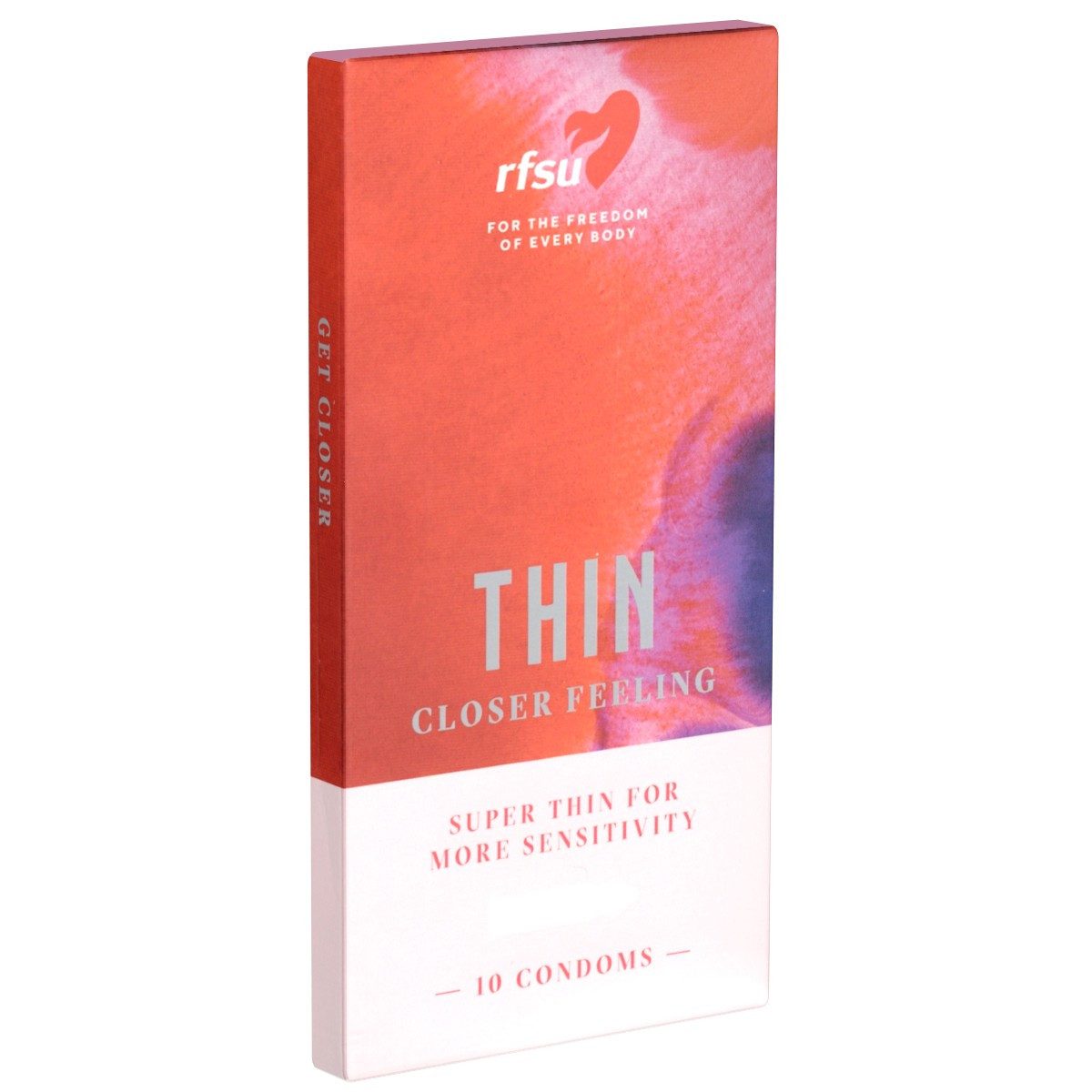 Rfsu Kondome Thin (Super thin for a closer feeling) Packung mit, 10 St., extra dünne Kondome, für besondere Gefühlsintensität