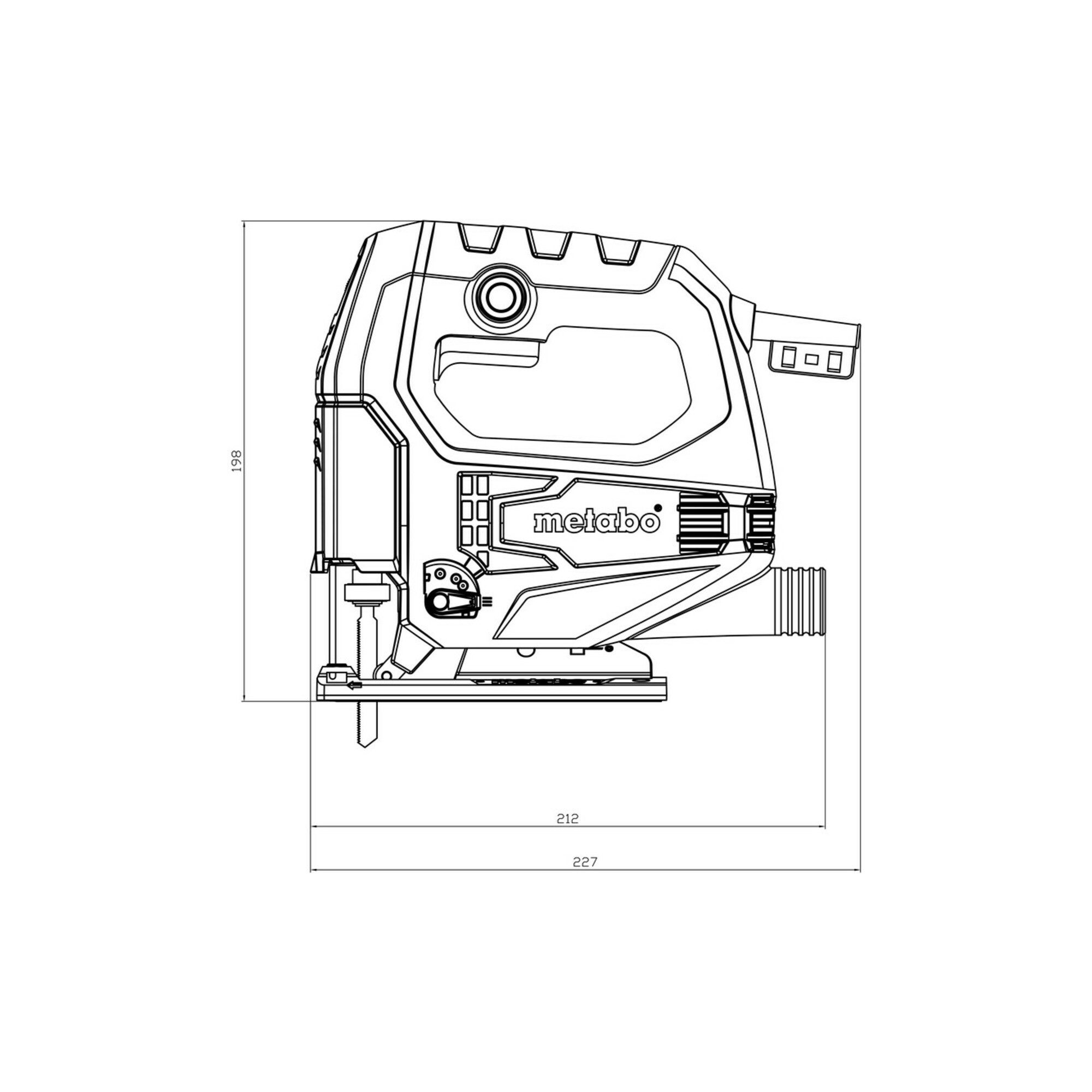 metabo Stichsäge Metabo Stichsäge STEB 65 Quick Kunststoffkoffer