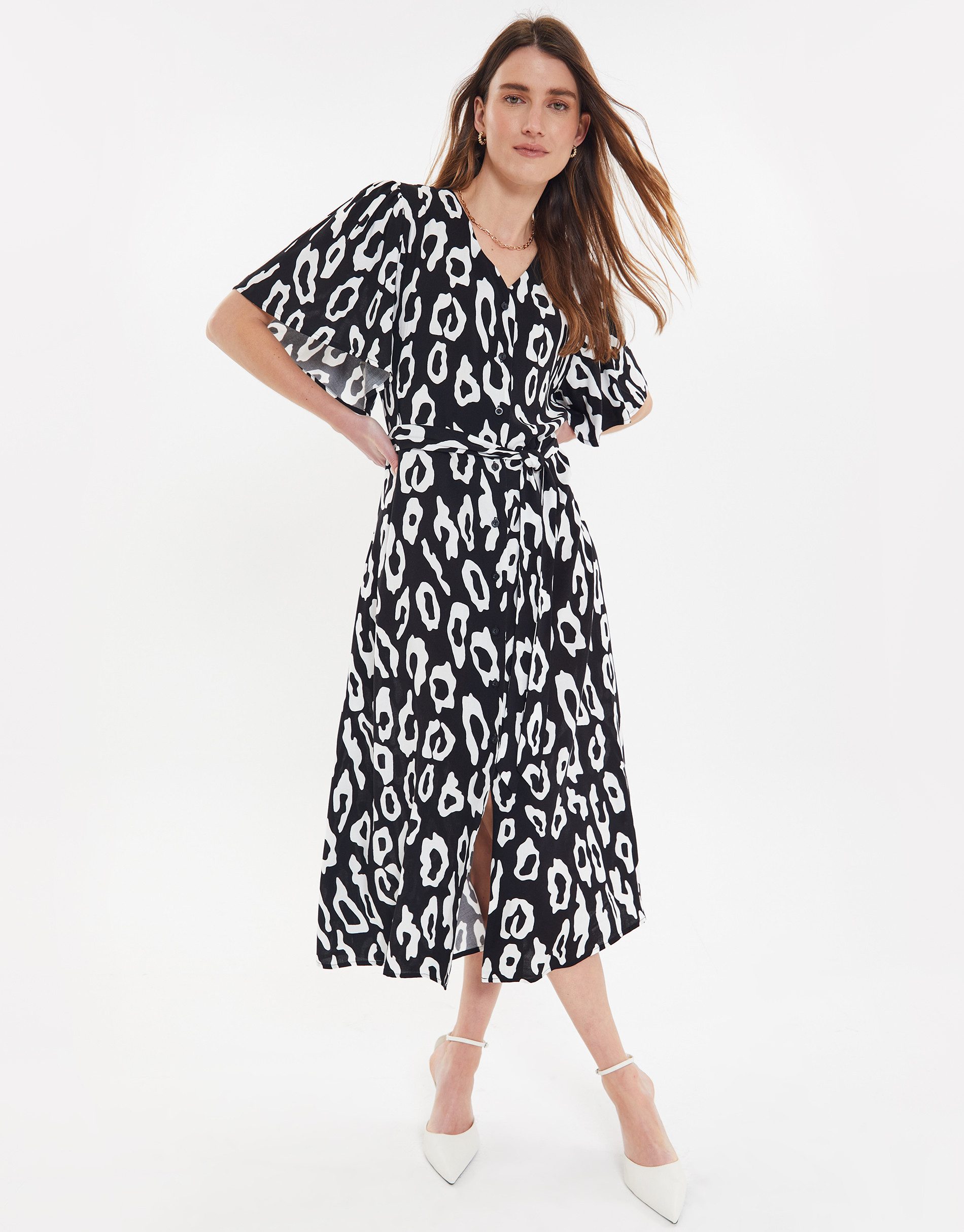 Threadbare Sommerkleid Fruit Pastill mit Bindegürtel günstig online kaufen
