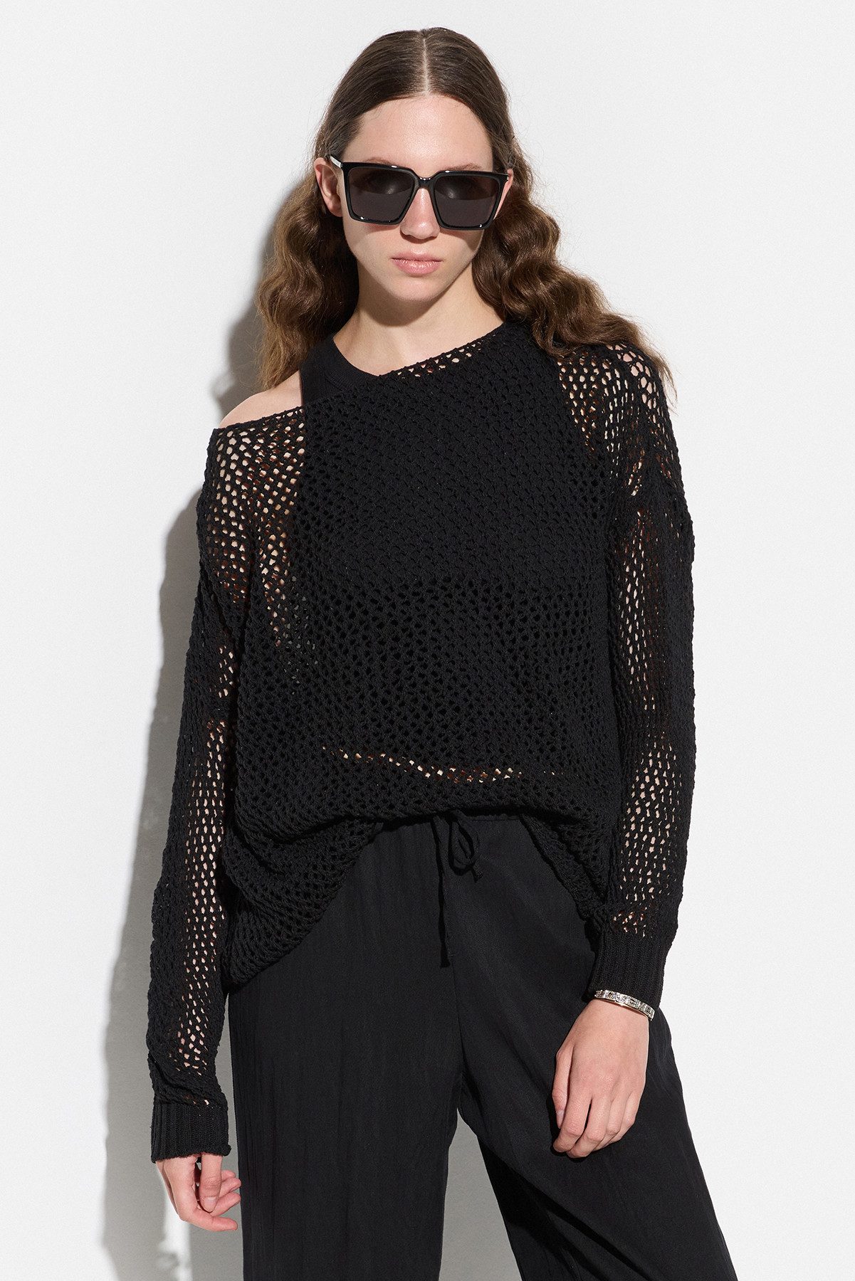 Langarmbluse Damen - One Size