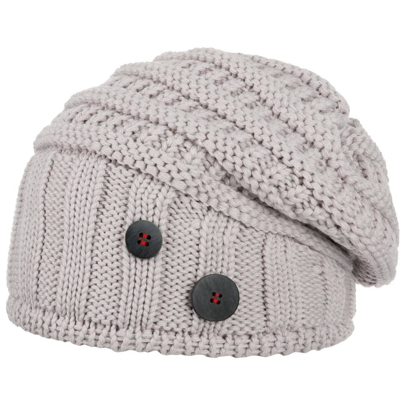 Eisbär Beanie (1-St) Beanie mit Futter, Made in Italy hellgrau