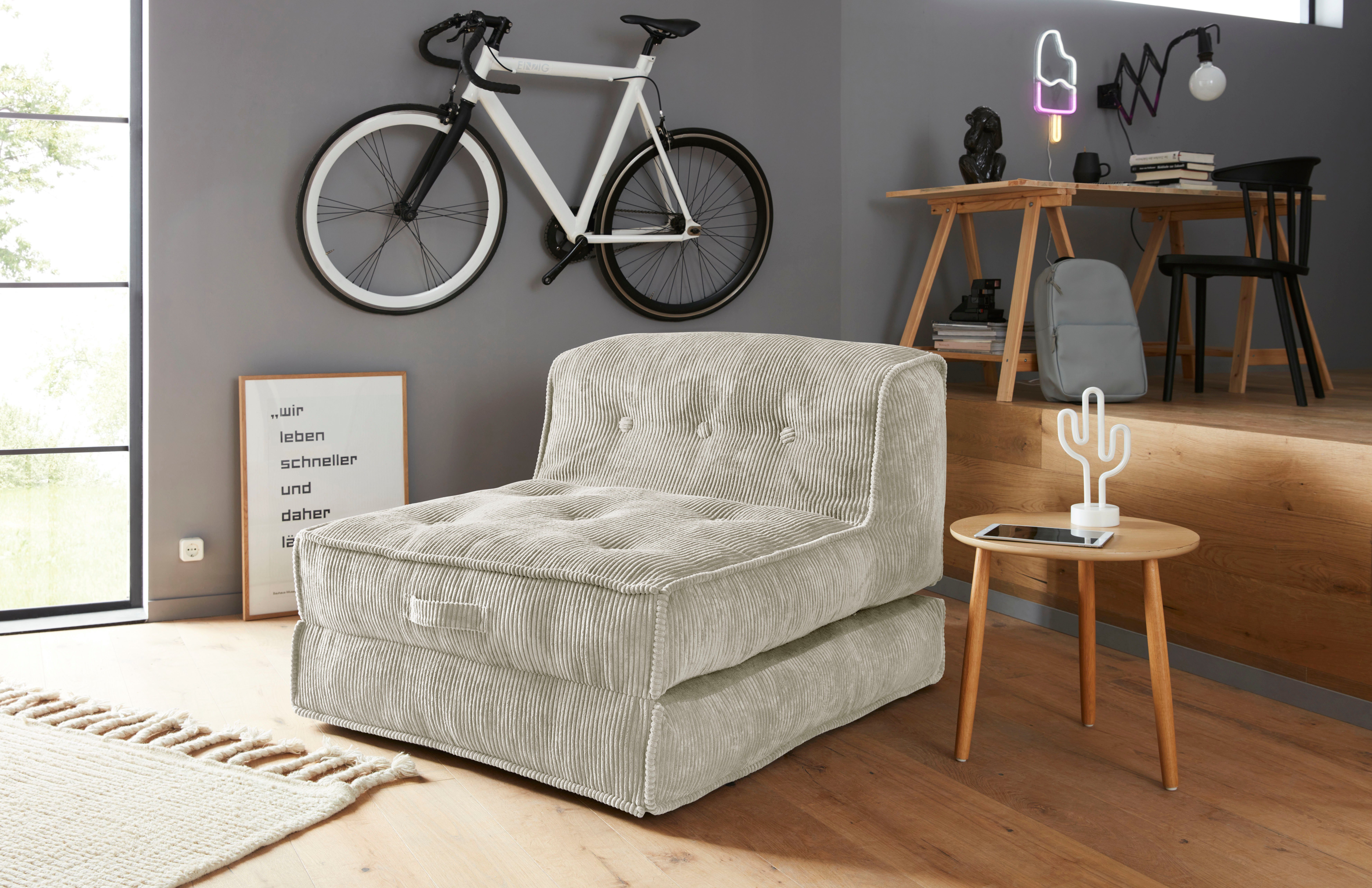 INOSIGN Sessel Pia, Loungesessel aus Cord, günstig online kaufen