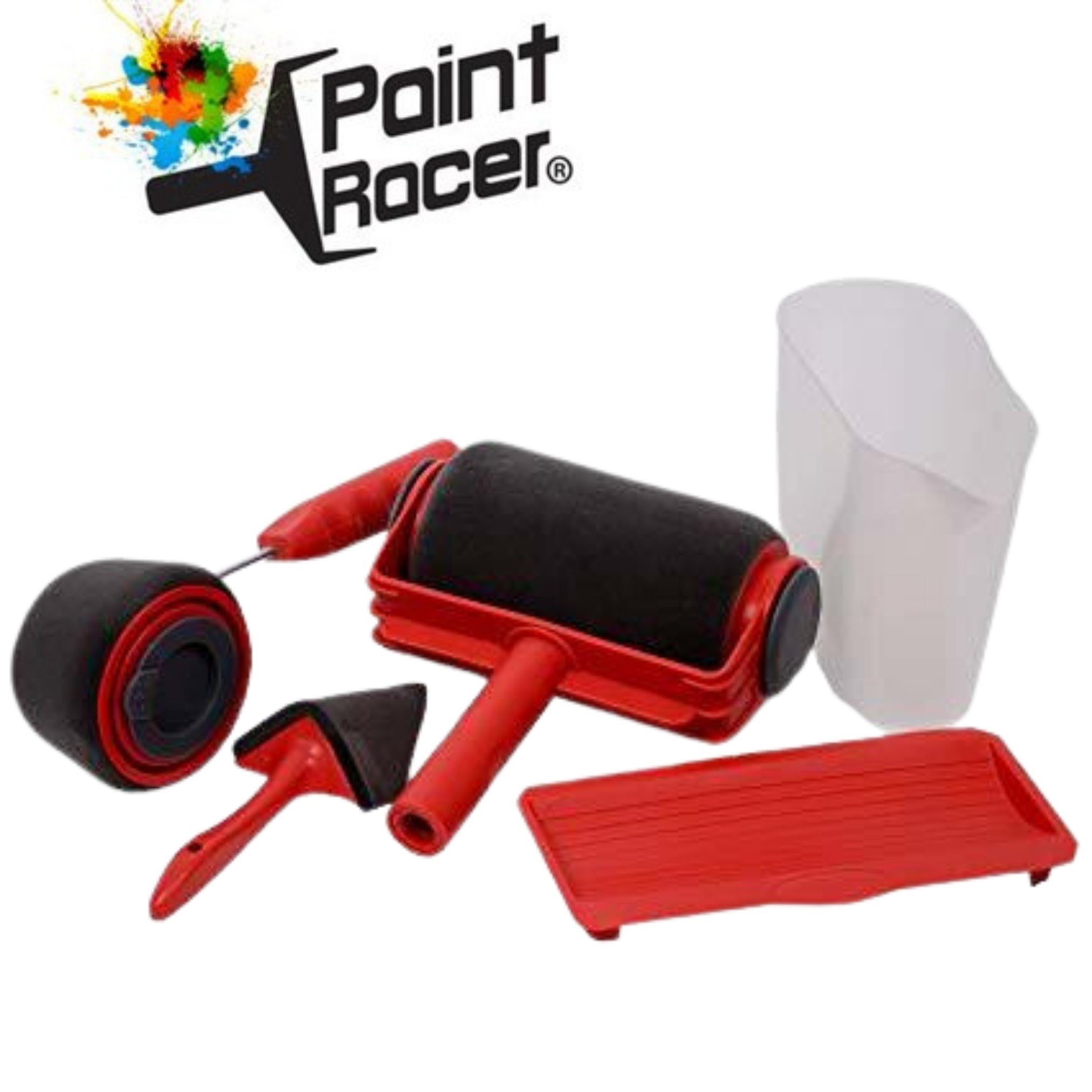 Best Direct® Farbroller Paint Racer® Set Farbroller (Set, Malerei, -St.5), Farbroller für befüllbarer Wand, Multifunktion Tank, Decke Büro, mit