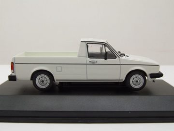 Solido Modellauto VW Caddy Pick Up 1990 weiß Modellauto 1:43 Solido, Maßstab 1:43