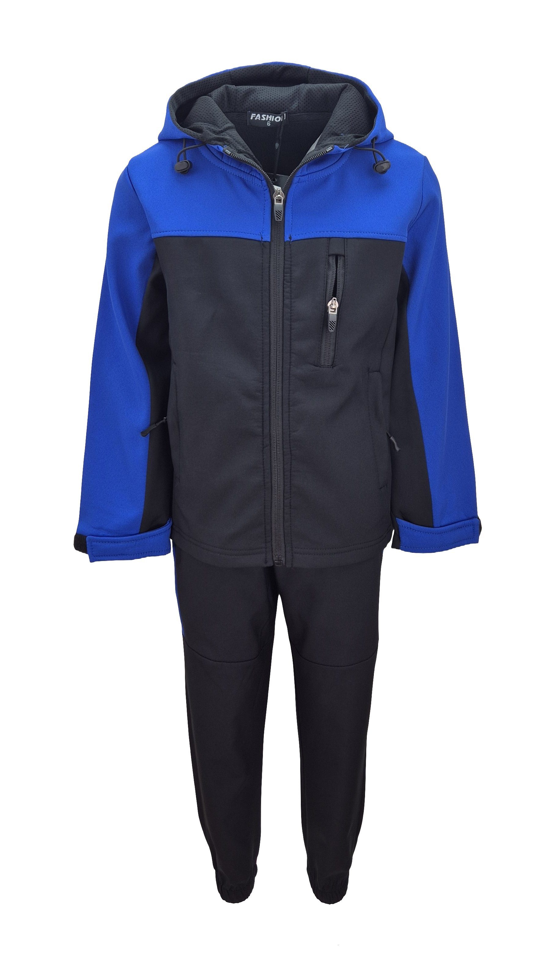Hessis Regenanzug Moderner Softshell-Anzug für Jungen – Jacke & Hose im Set JW1 (Jacke mit Hose), Softshell Jacke und Hose