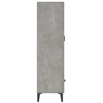 möbelando Highboard Torres (BxHxT: 70x115x31 cm), in Betongrau mit einer Schublade und 2 Türen