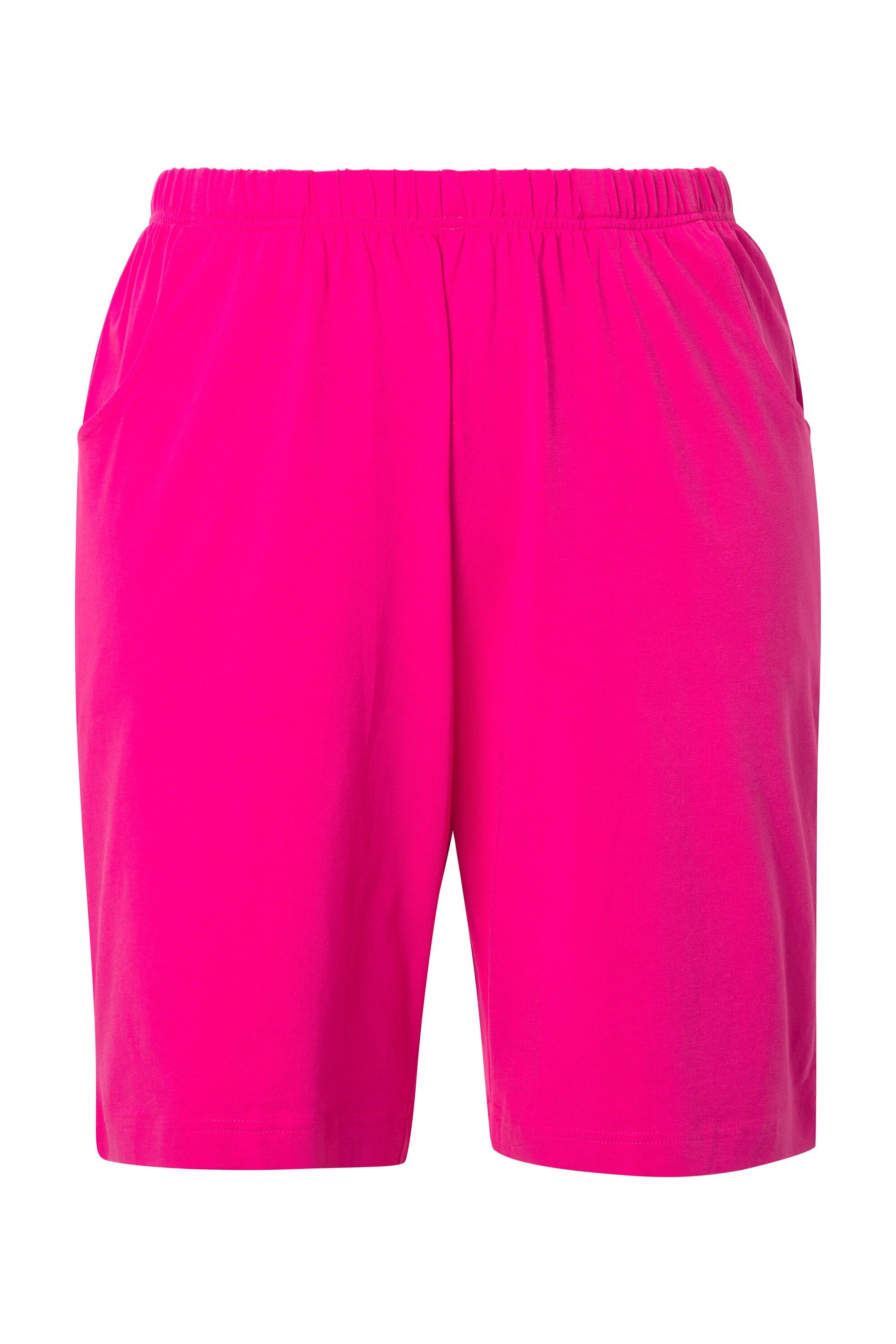 Ulla Popken Bermudas Jerseyshorts Taschen Elastikbund günstig online kaufen