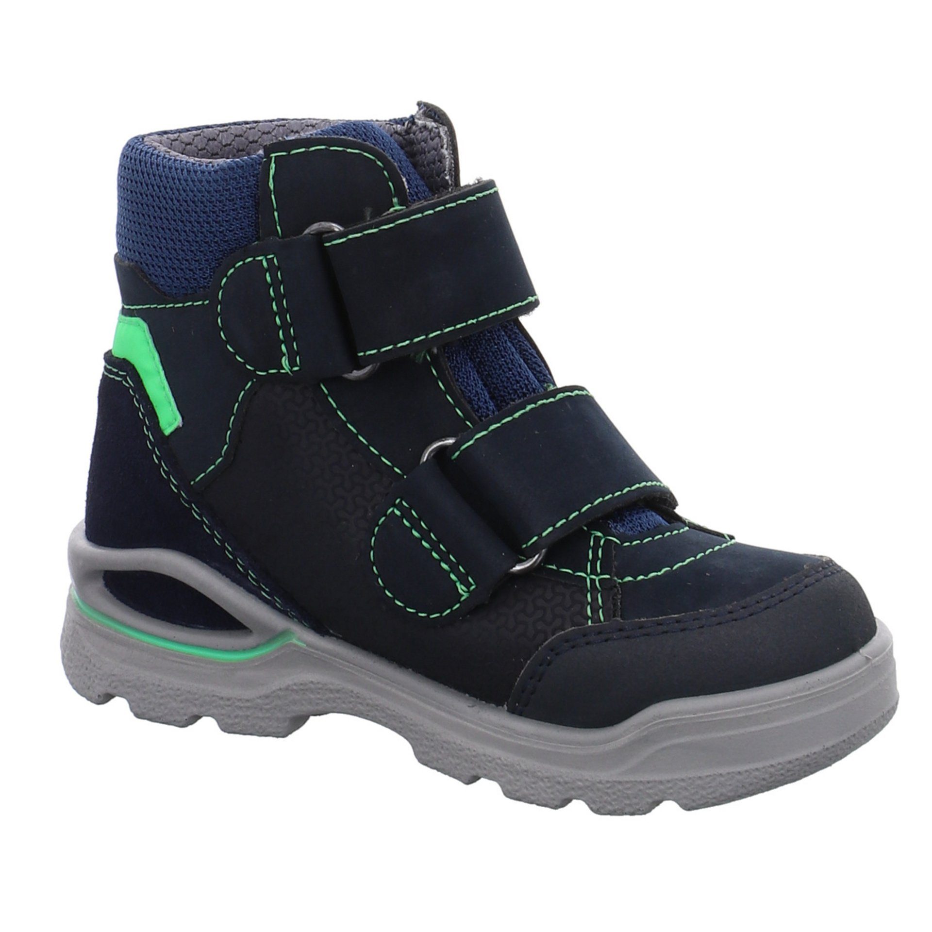 Winterboots Pepino uni Kombi blau Boots Ricosta Leder-/Textilkombination Finn sonst Leder-/Textilkombination