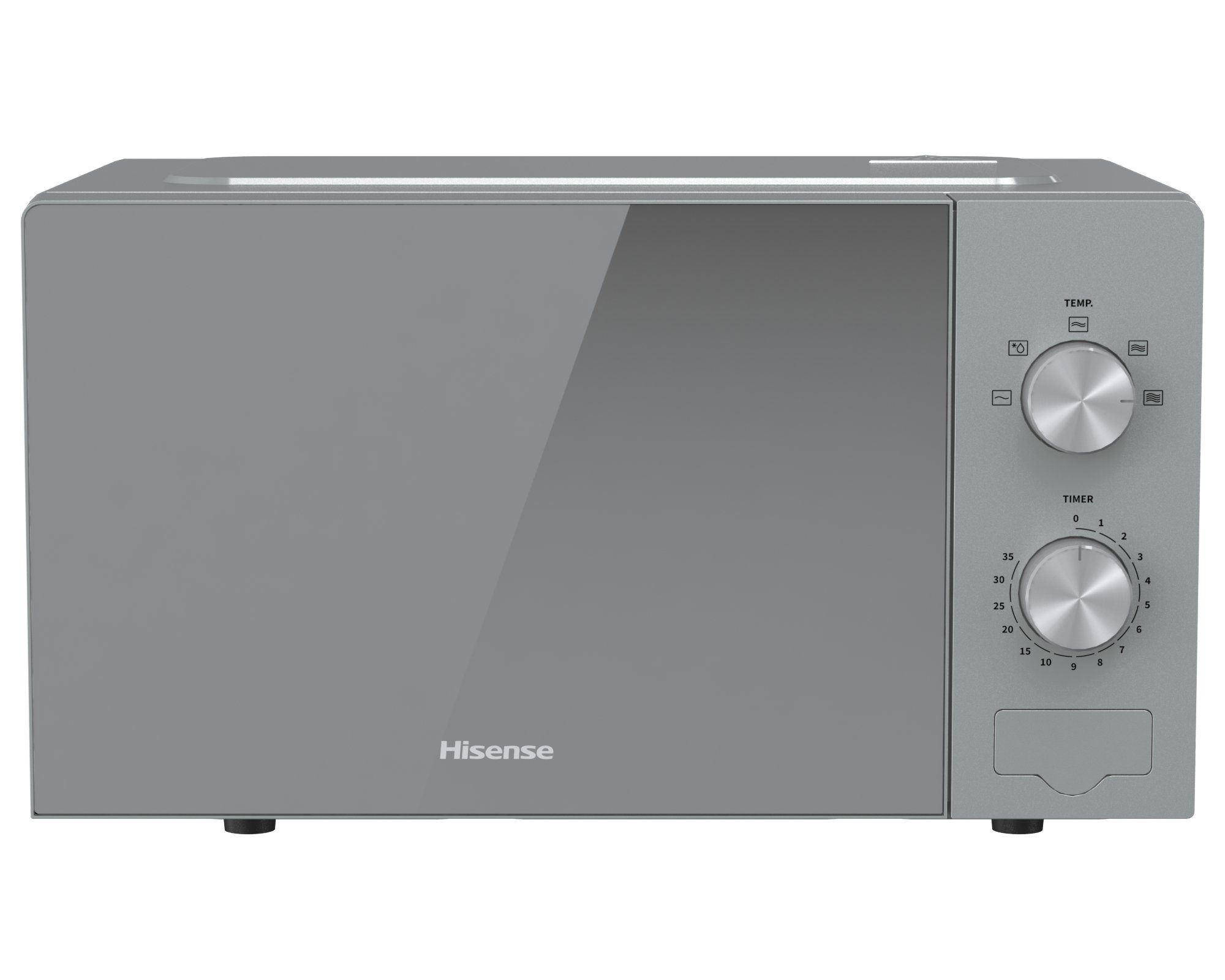 Hisense Mikrowelle, Auftaufunktion, 20,00 l, Glasdrehteller, manuelle Steuerung, 35min Zeiteinstellung