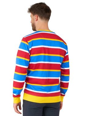 Opposuits Kostüm OppoSuits – Sesamstraße Ernie Pullover, Ikonisch gestreifter Pulli von Ernie aus der Sesamstraße