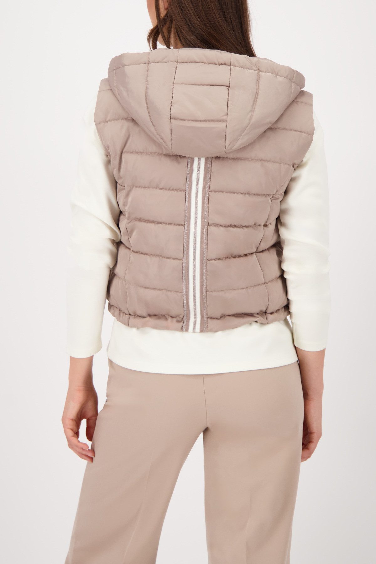 Monari Steppweste Weste Stepp Regular fit mit Rundhalsausschnitt günstig online kaufen